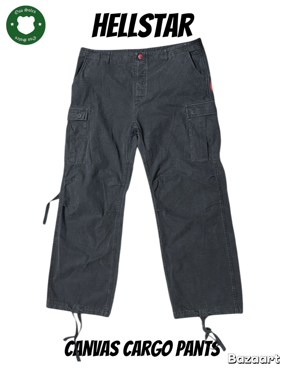 HELLSTAR Hellstar Canvas Cargo Pants XXL Size US 38 / EU 54 - 1 Thumbnail