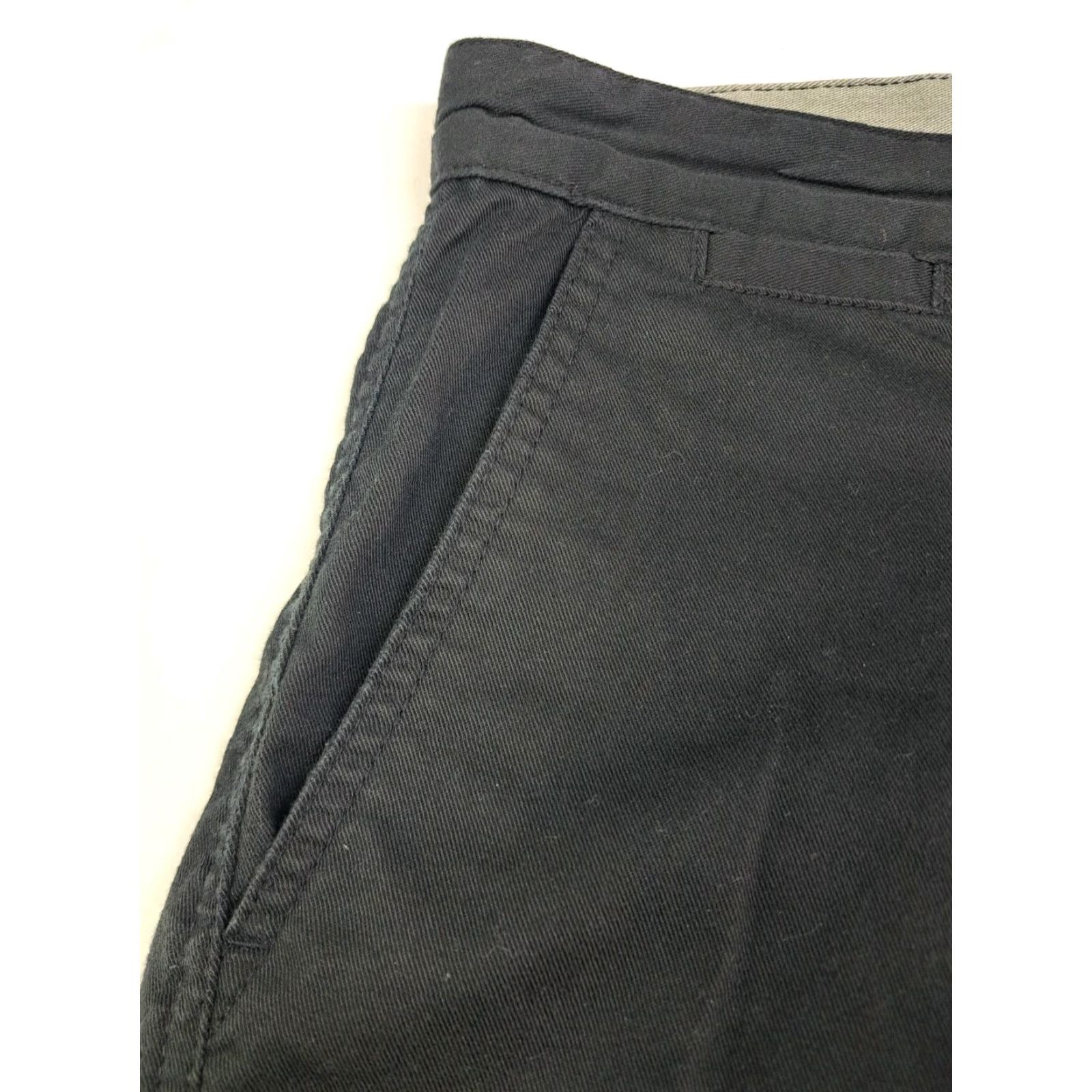 Quiksilver Quiksilver Men's Regular Fit Black Chino Shorts Size 34/9" P/C/SP #6842 Size US 34 / EU 50 - 6 Thumbnail