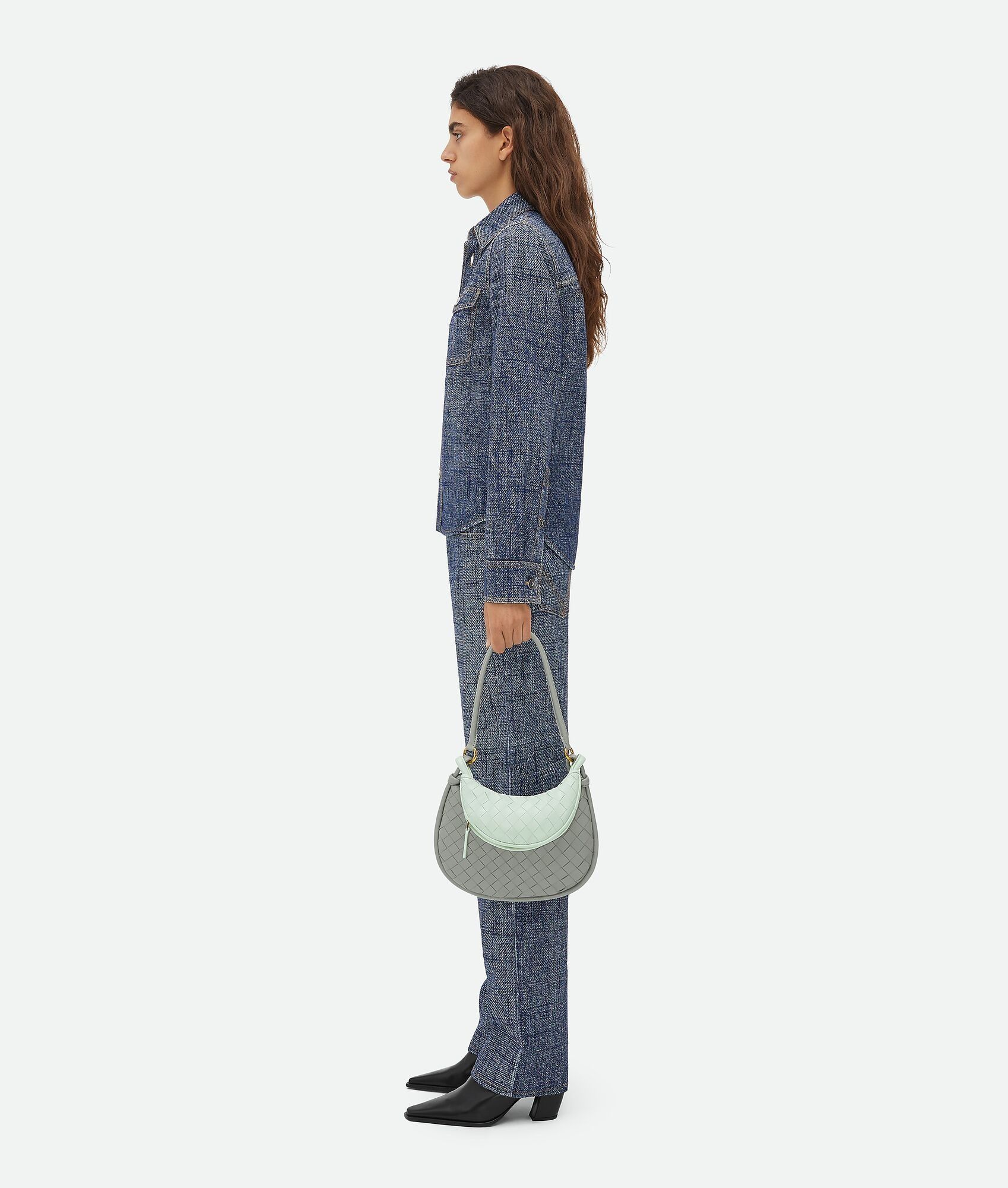 Bottega Veneta o1lf3ng10525 Size: OS / Small Gemelli Bag Agate Grey/Glacier Size ONE SIZE - 7 Thumbnail