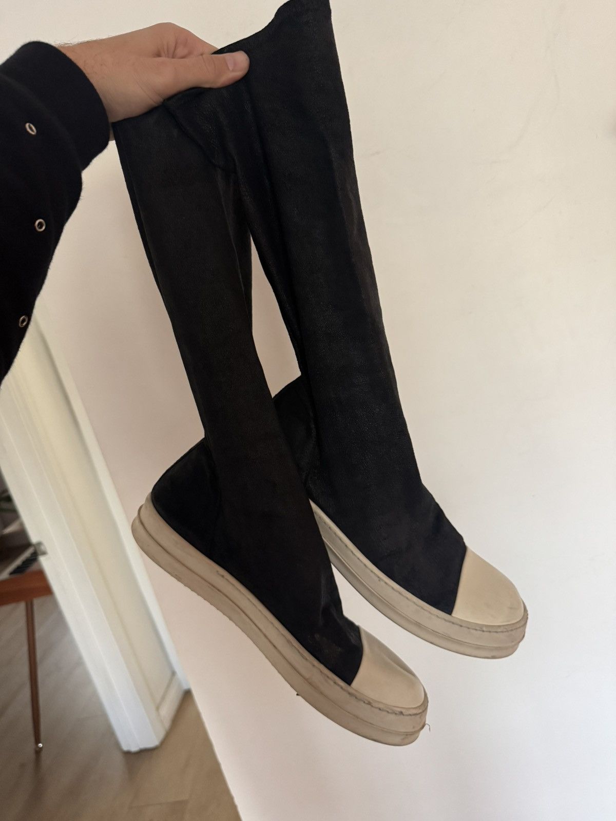 Rick Owens Blistered Lamb sock ramones Size US 11 / EU 44 - 1 Thumbnail