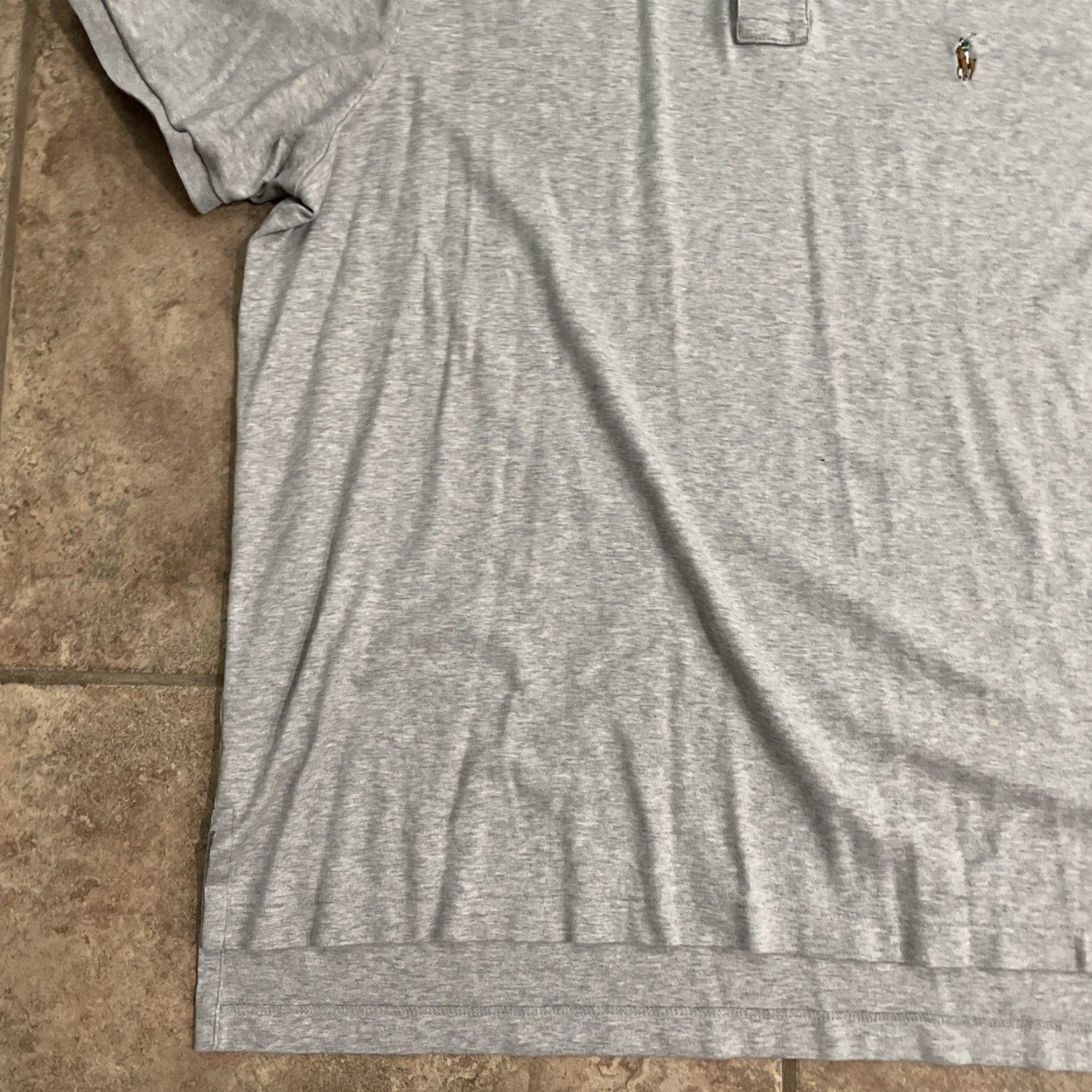 Polo Ralph Lauren Polo Ralph Lauren Soft Touch Golf Polo Shirt Gray Men's 2XL Size US XXL / EU 58 / 5 - 3 Thumbnail