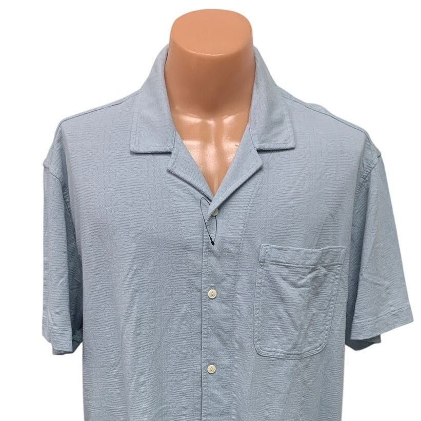 American Eagle Outfitters New American Eagle Mens XXL Cotton Short Sleeve Button Shirt Size US XXL / EU 58 / 5 - 2 Thumbnail