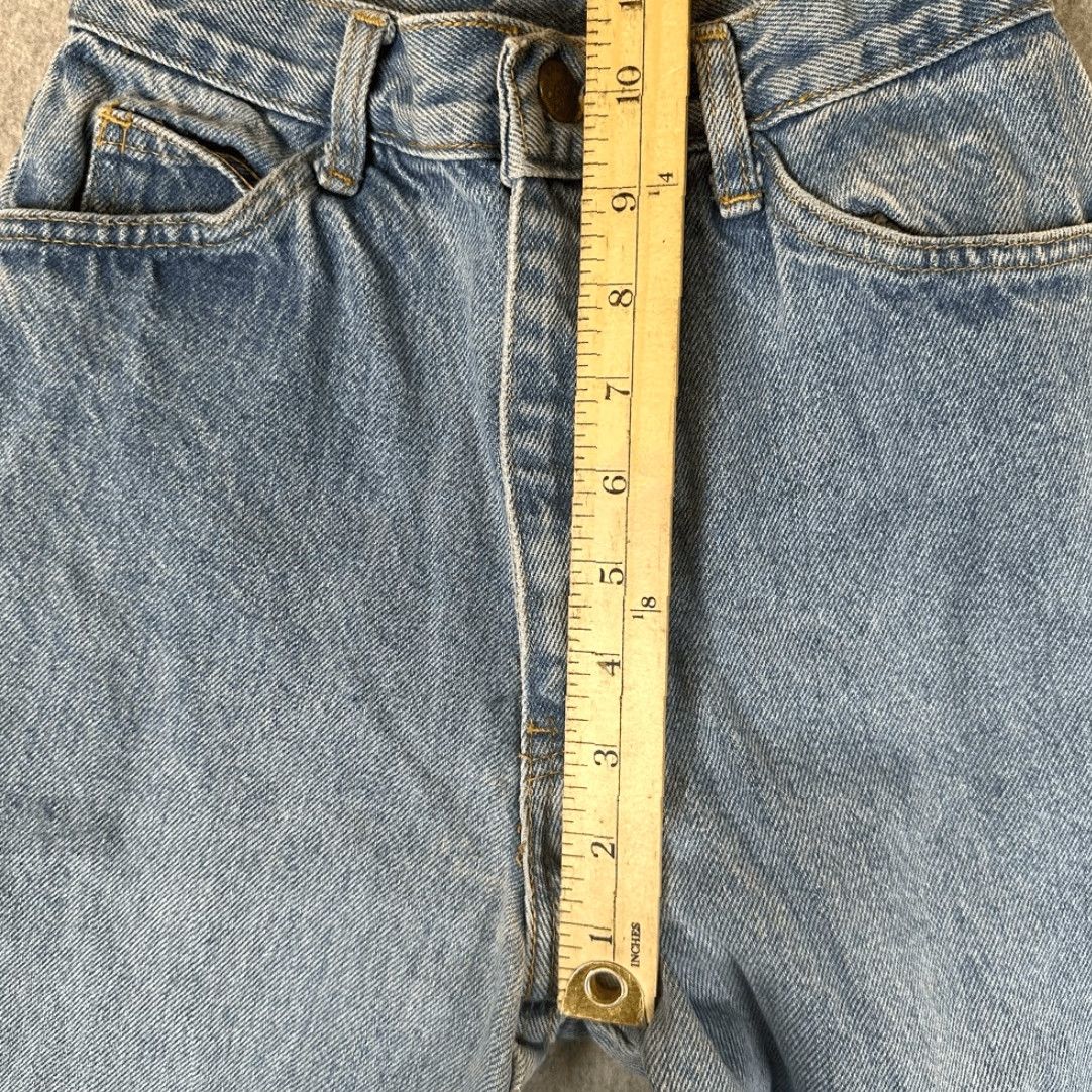 Denime VINTAGE Action West Womens Jeans Distressed Denim 14 Blue Light Wash Skinny Size 36" / US 14 / IT 50 - 3 Thumbnail