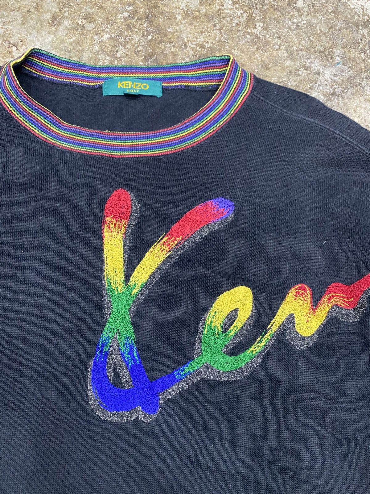 Kenzo × Vintage Vintage Multicolour Kenzo sweatshirt Size US L / EU 52-54 / 3 - 3 Thumbnail