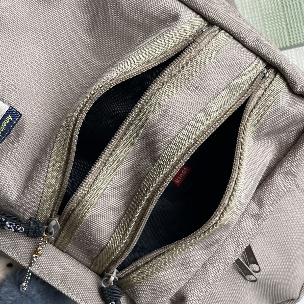 Japanese Brand × Levi's ❗️ RARE BEIGIE LEVIS X JAPAN LUGGAGE ASSOCIATION BACKPACK Size ONE SIZE - 12 Thumbnail