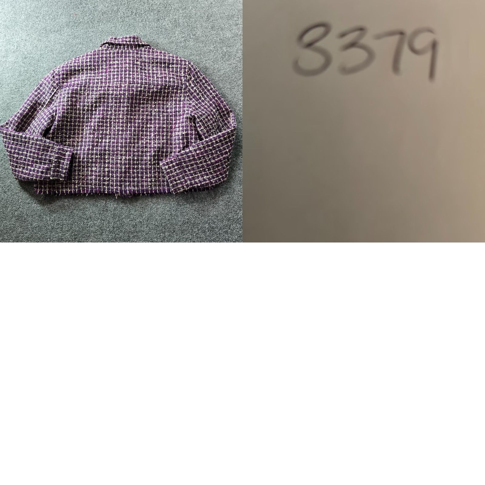 House of Harlow VINTAGE House Of Harlow Jacket Womens Size Medium Purple Tweed Capsule Career Academia Size M / US 6-8 / IT 42-44 - 8 Thumbnail
