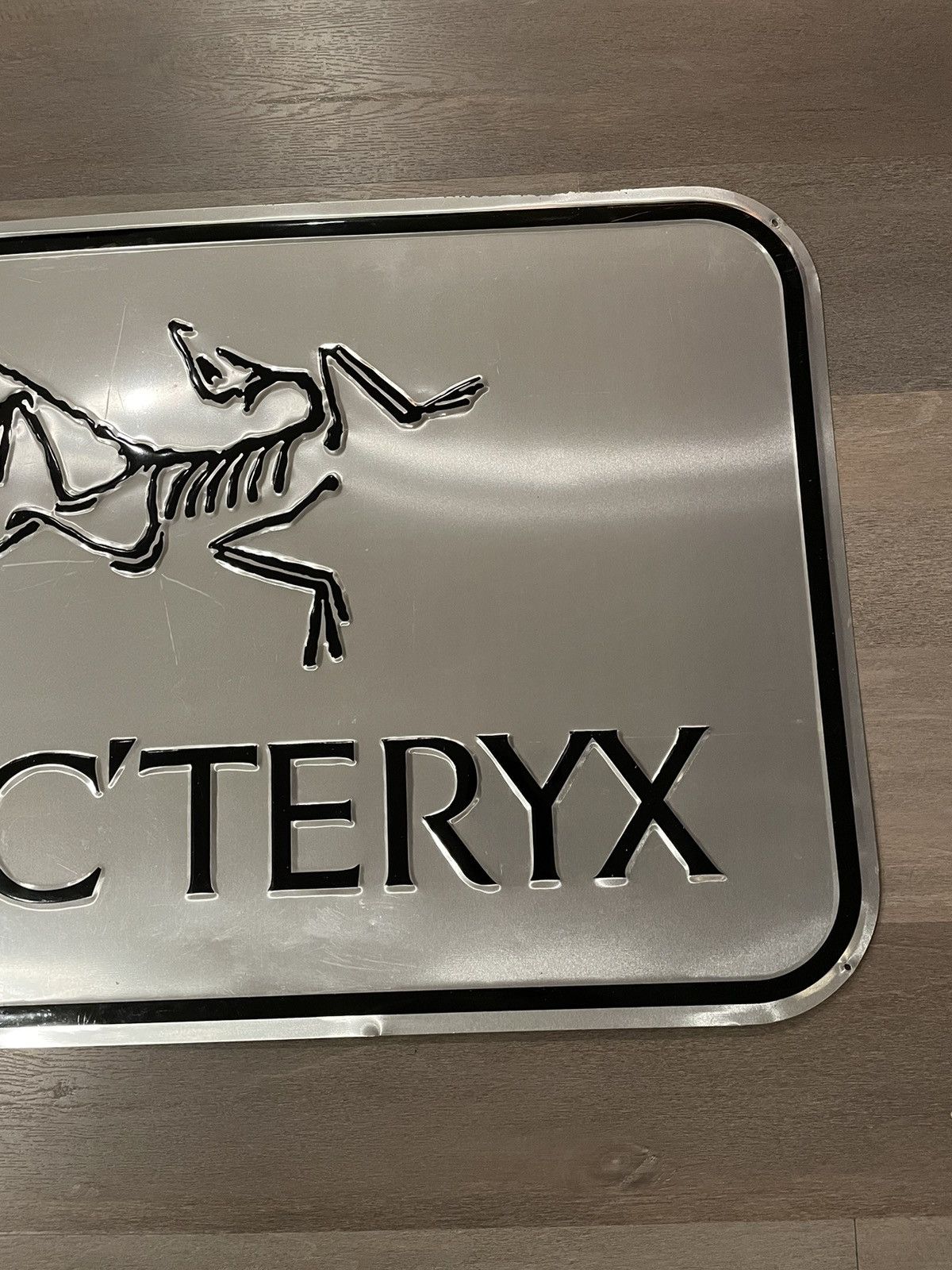 Arc'teryx × Vintage Crazy Vintage Arc’teryx Aluminum Store Display Sign Y2K Era Size ONE SIZE - 3 Thumbnail