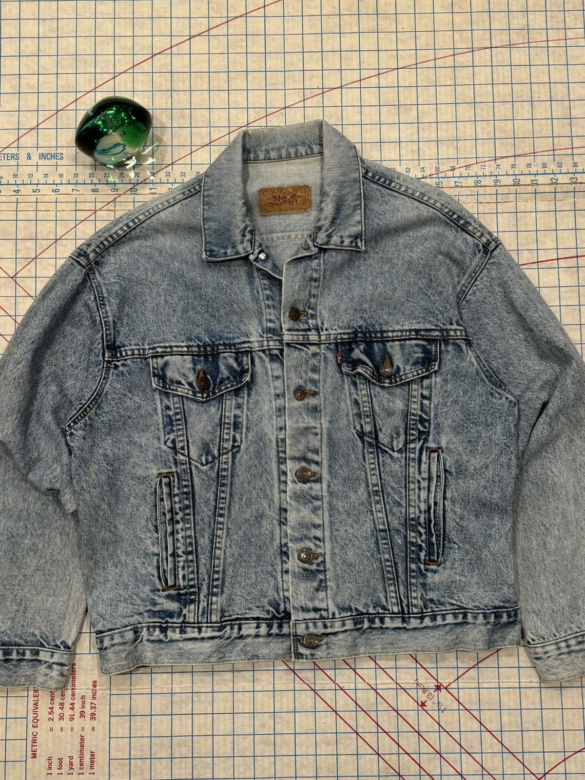 Levi's Vintage Levi’s 70507-0219 Made In USA Denim Jacket Mens Larg Size US L / EU 52-54 / 3 - 2 Thumbnail
