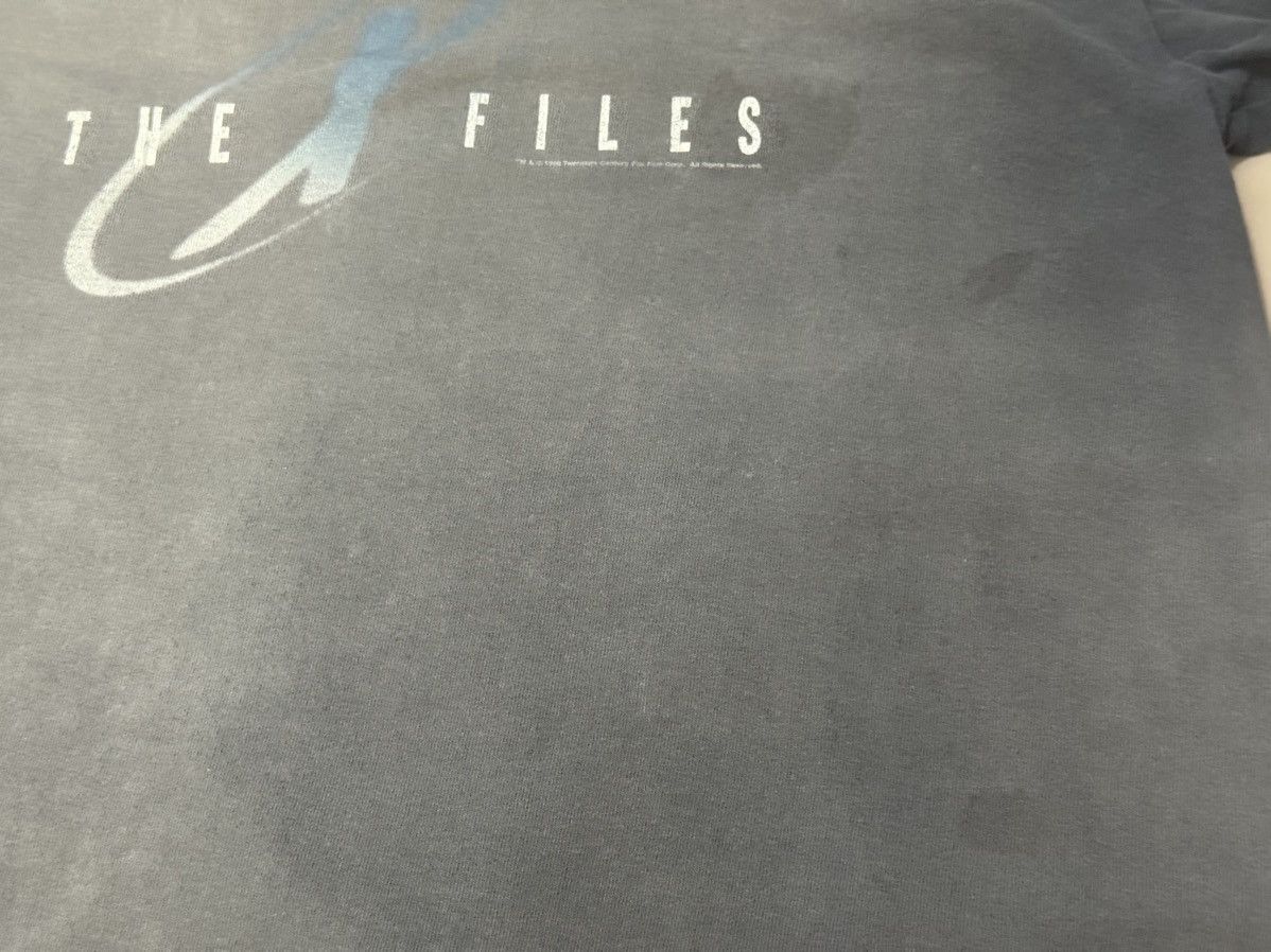 Vintage Hazy Distressed Vintage 90s X Files TV Series T-Shirt Size US L / EU 52-54 / 3 - 5 Thumbnail