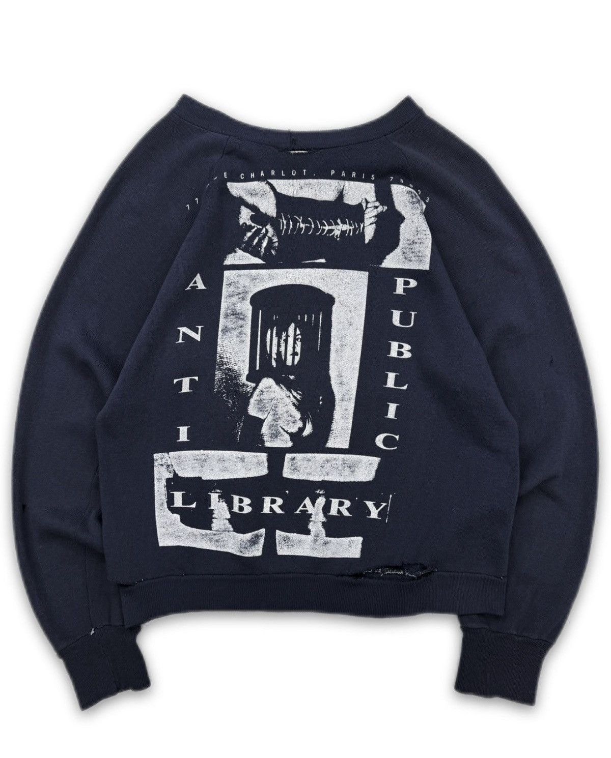 Enfants Riches Deprimes Anti Public Library crewneck Size US S / EU 44-46 / 1 - 2 Thumbnail