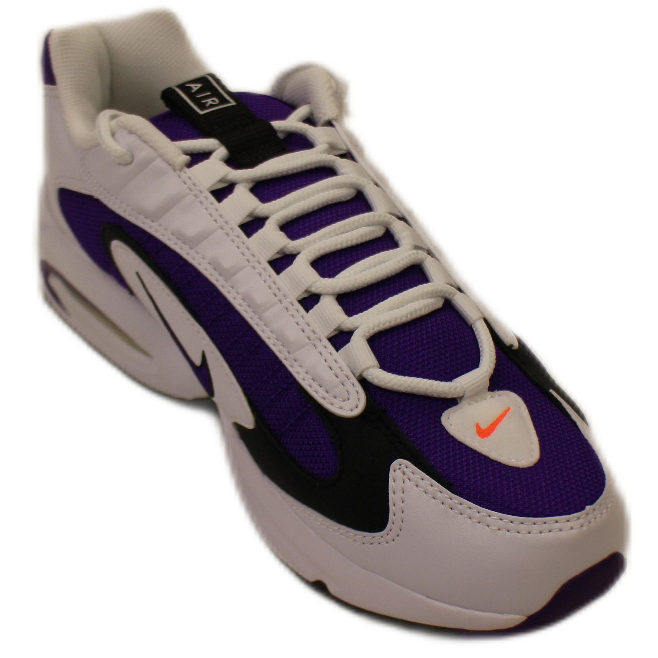 image of White Voltage Purple Nike Air Max Triax 96 Sneaker Size 12, Men's
