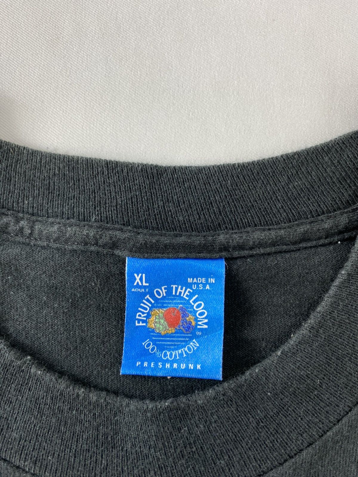 Fruit Of The Loom 90s B-105 Fm Radio Channel Stylized Logo Graphic Printed Tee Size US XL / EU 56 / 4 - 6 Thumbnail