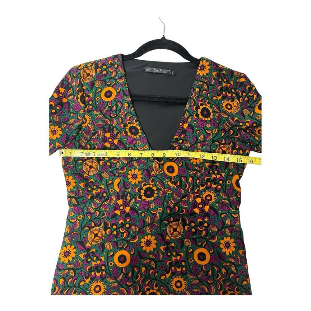 Zara Zara l Retro Floral Long Sleeve Dress XS Size XS / US 0-2 / IT 36-38 - 6 Thumbnail