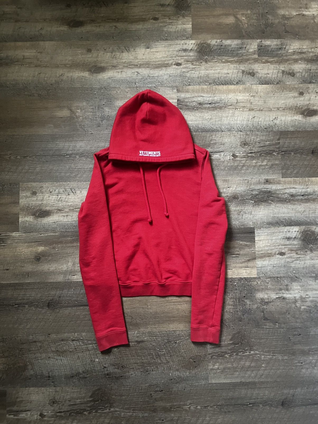 Vetements AW17 Eleven Inch Gun Club Hoodie Grey | eBay