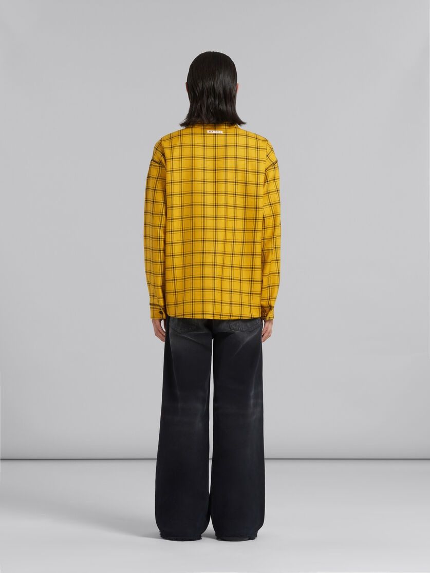 Marni o1w1db10125 Checked Wool Jacket in Yellow Size US M / EU 48-50 / 2 - 4 Thumbnail