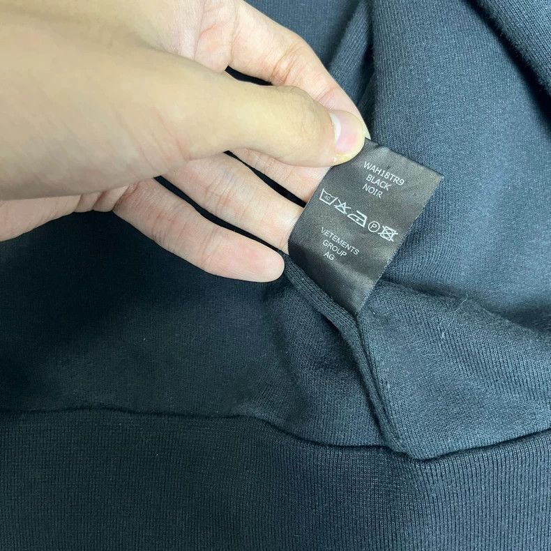 Vetements Vetements 18ss VTM Embroidered Lettering Ninja Hoodie Size US S / EU 44-46 / 1 - 6 Thumbnail