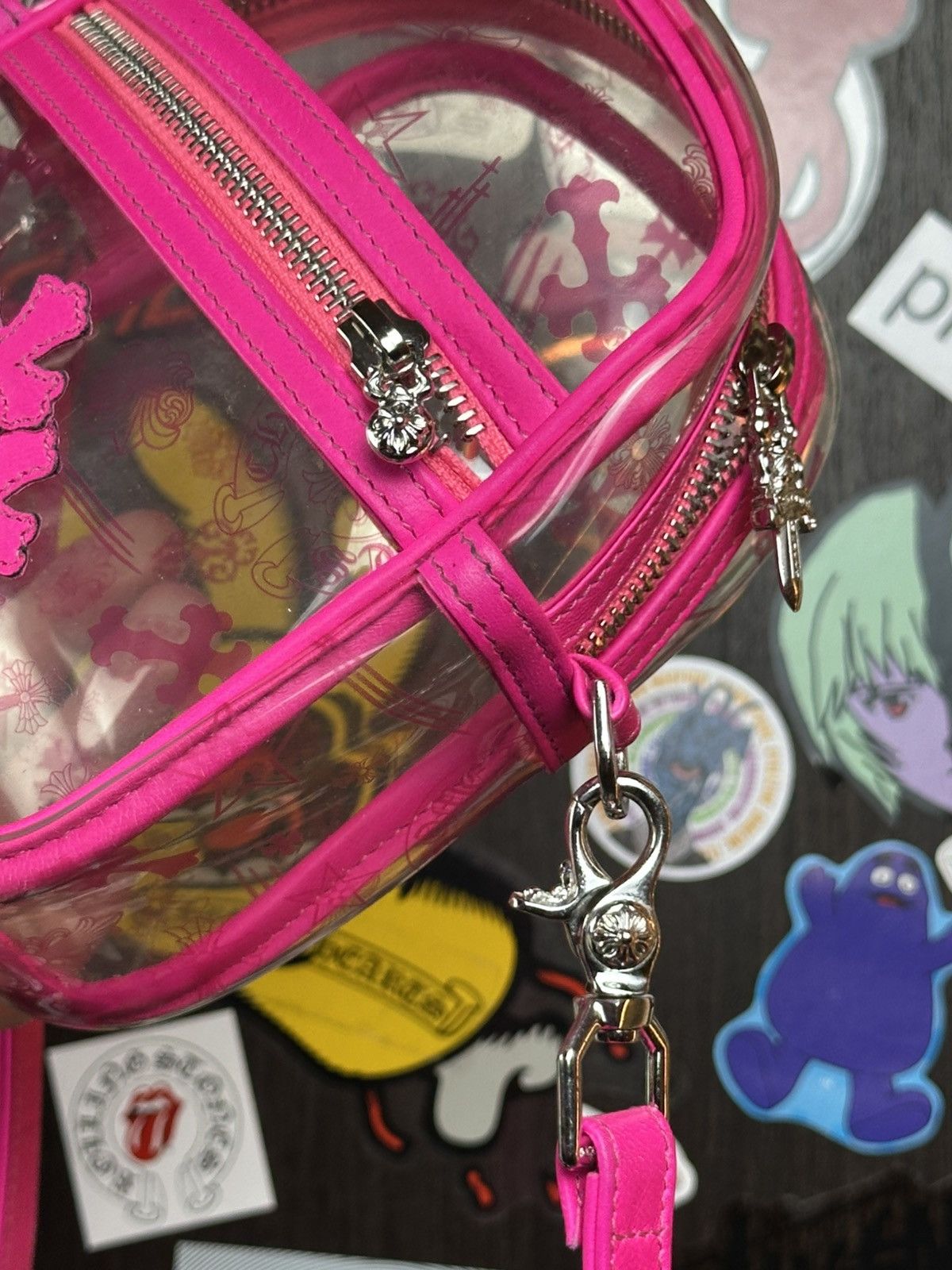 Chrome Hearts × Matty Boy Chrome Hearts Mini Taka Pink Vinyl Shoulder Bag Size ONE SIZE - 10 Thumbnail