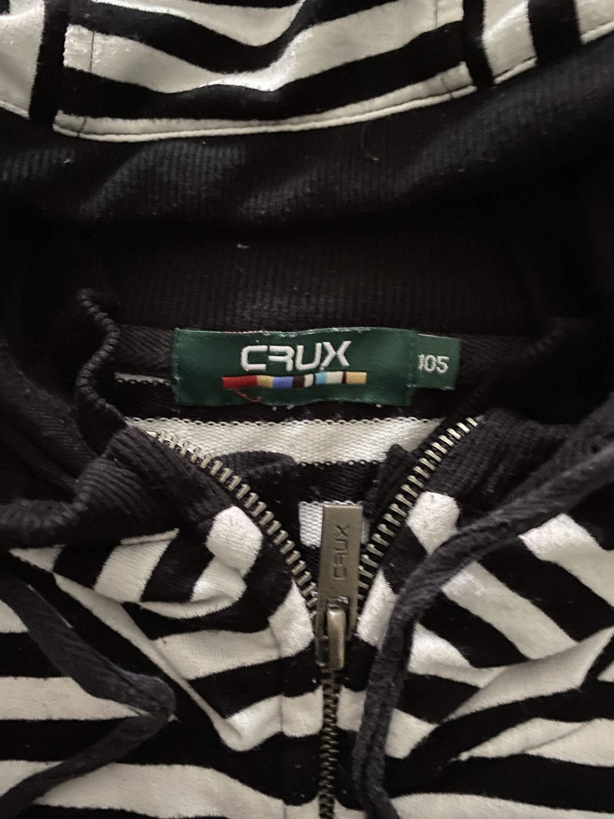 If Six Was Nine × Japanese Brand × Le Grande Bleu (L.G.B.) London crux poem striped hoodie Size US L / EU 52-54 / 3 - 6 Thumbnail