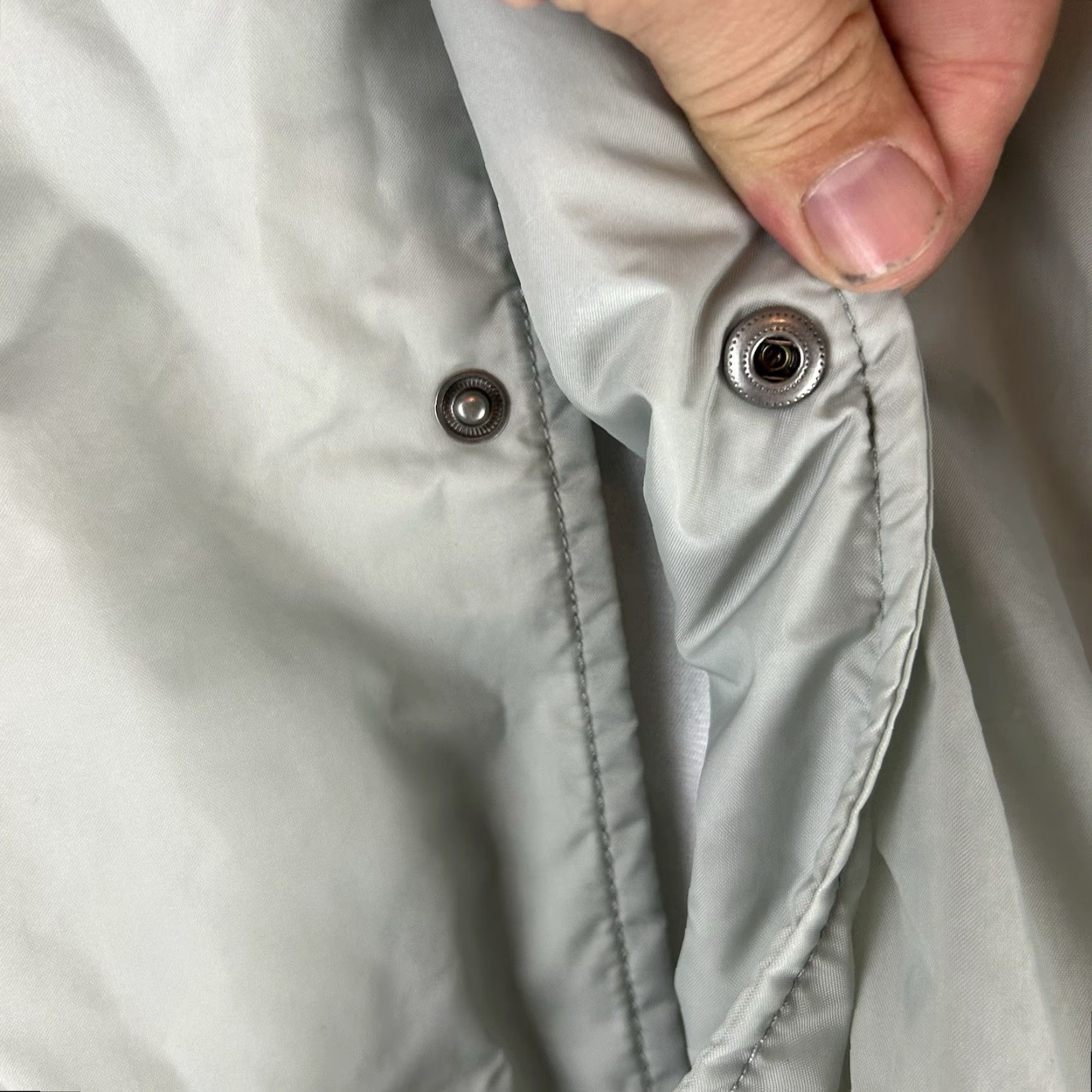 Vans VANS Off the Wall Jacket Mens M Gray Snap Button Long Sleeve Pockets Windbreaker Outdoors Casual Size US M / EU 48-50 / 2 - 6 Thumbnail