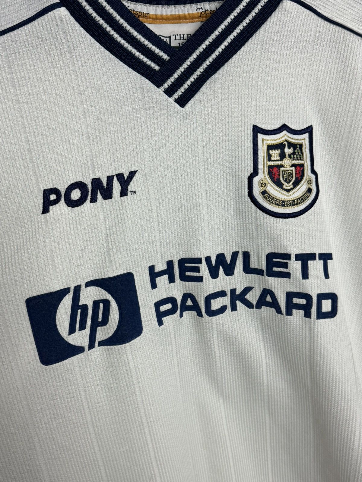 PONY Tottenham Hotspur 97/99 Home Football Jersey Size US XL / EU 56 / 4 - 3 Thumbnail