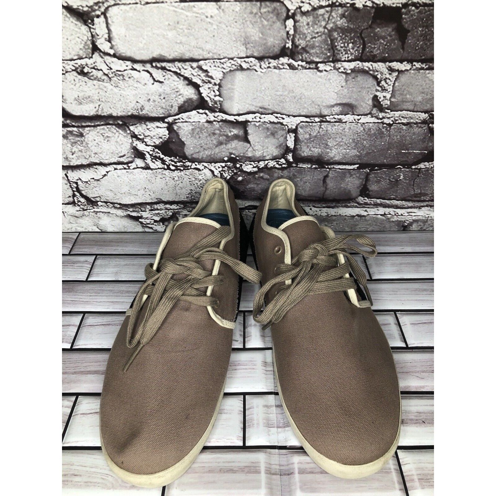 REEF REEF RF-003002 SEA CAPTAIN Gray Canvas Fabric Lace Up Casual Size US 10 / EU 43 - 9 Thumbnail