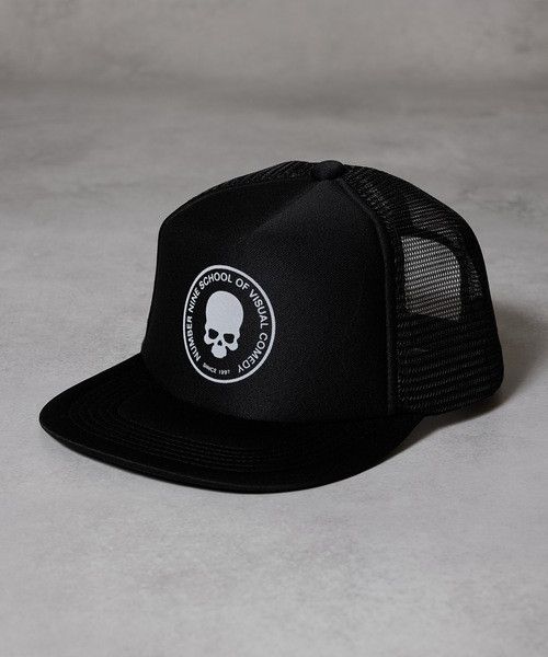 Number nine SCHOOL OF VISUAL COMEDY PRINTED MESH CAP