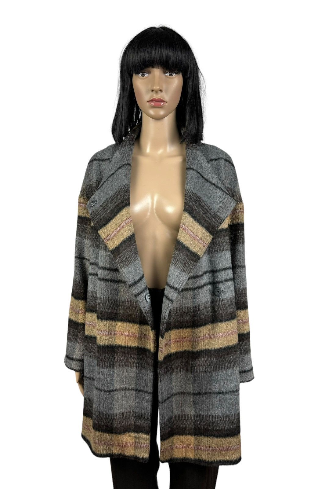 Marella Marella Check Plaid Wool-Viscose-Acrylic Coat size IT40 US4 Size S / US 4 / IT 40 - 12 Thumbnail