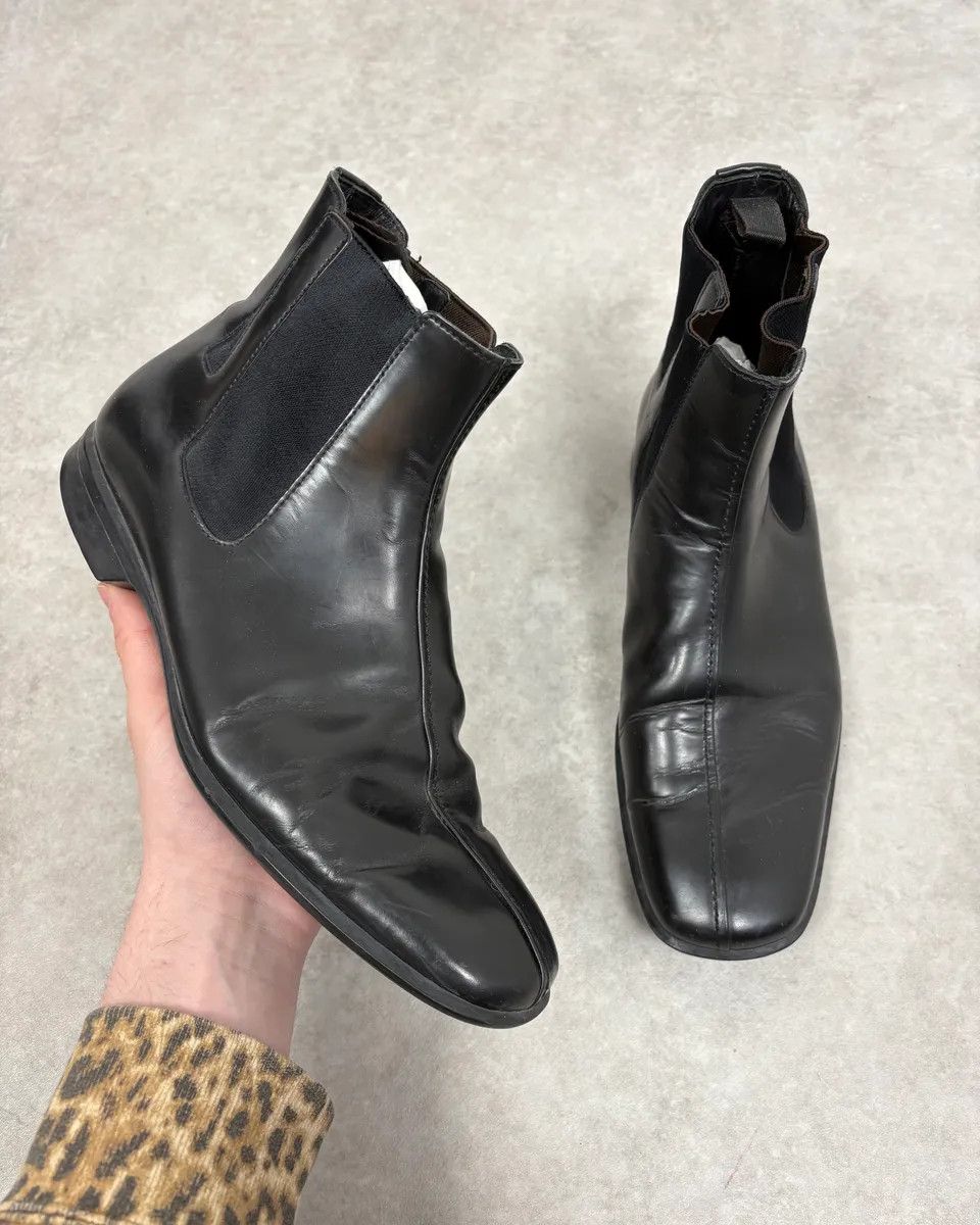 Prada 2000s Prada Black Premium Leather Chelsea Boots Size US 8.5 / EU 41-42 - 1 Thumbnail