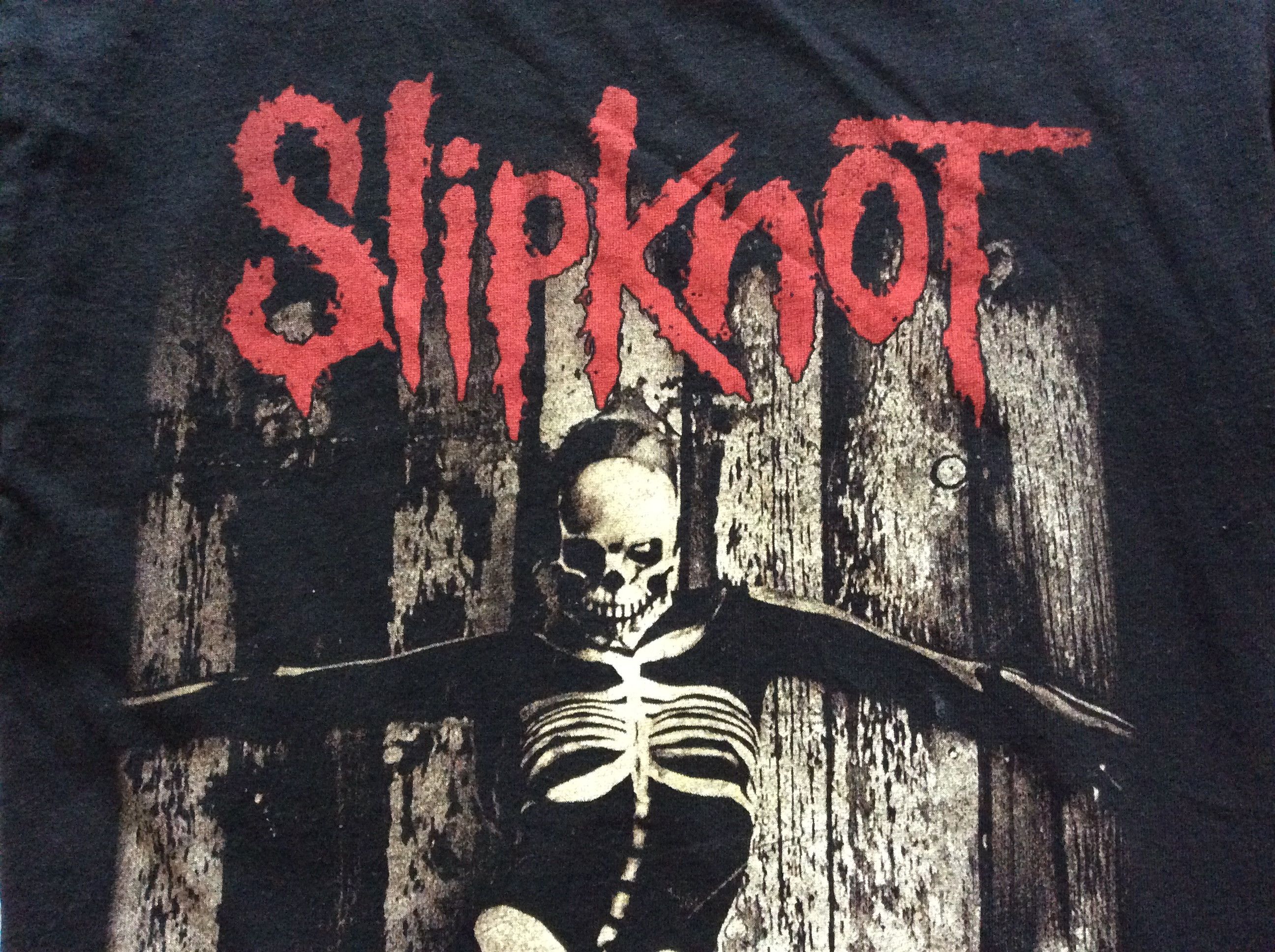 Band Tees × Slipknot × Vintage SLIPKNOT 5 THE GREY CHAPTER 2014 Women T SHIRT Size S / US 4 / IT 40 - 2 Thumbnail