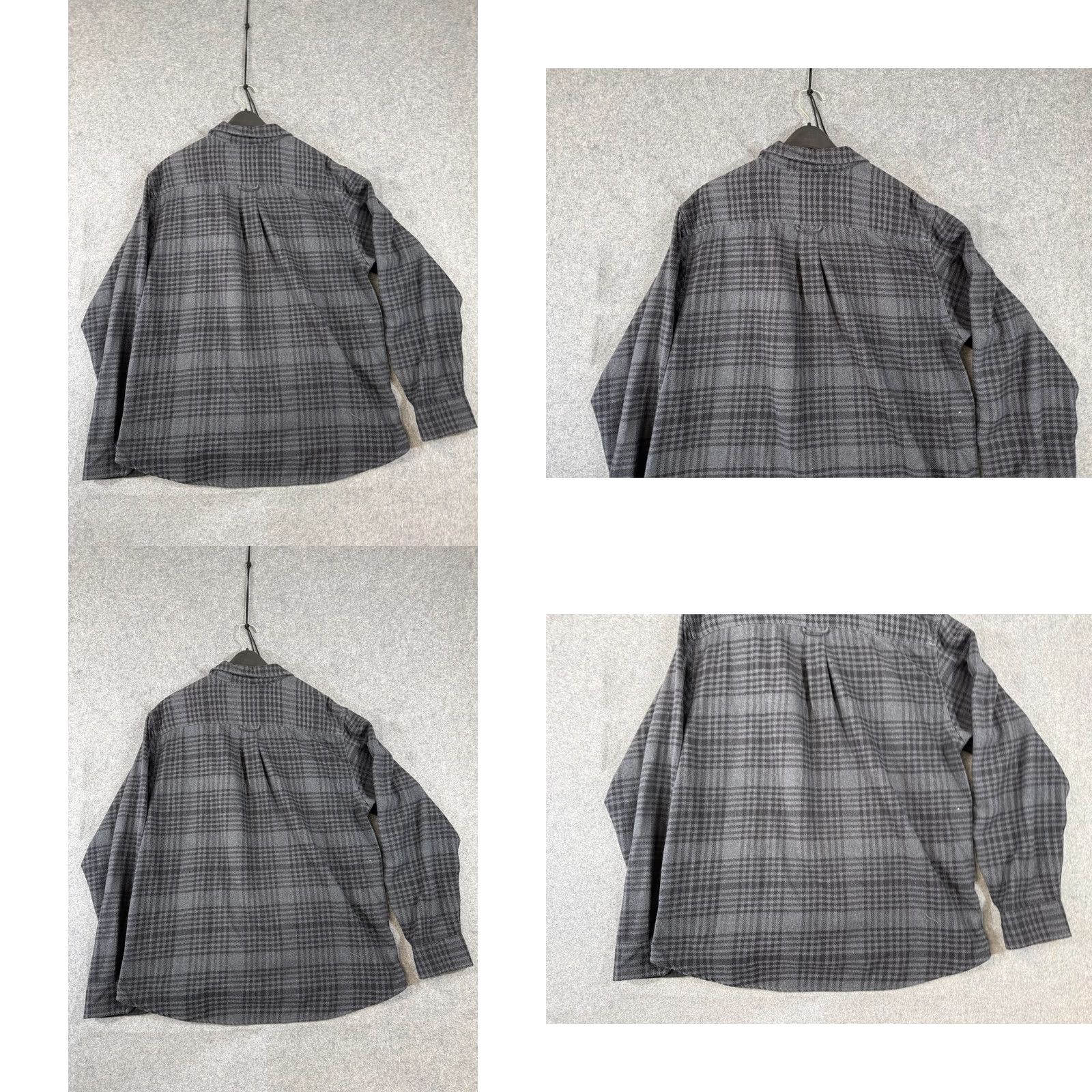 Orvis Orvis Shirt Jacket Mens XL Gray Flannel Plaid Button Up Long Sleeve Flap Pocket Outdoor Size US XL / EU 56 / 4 - 8 Thumbnail