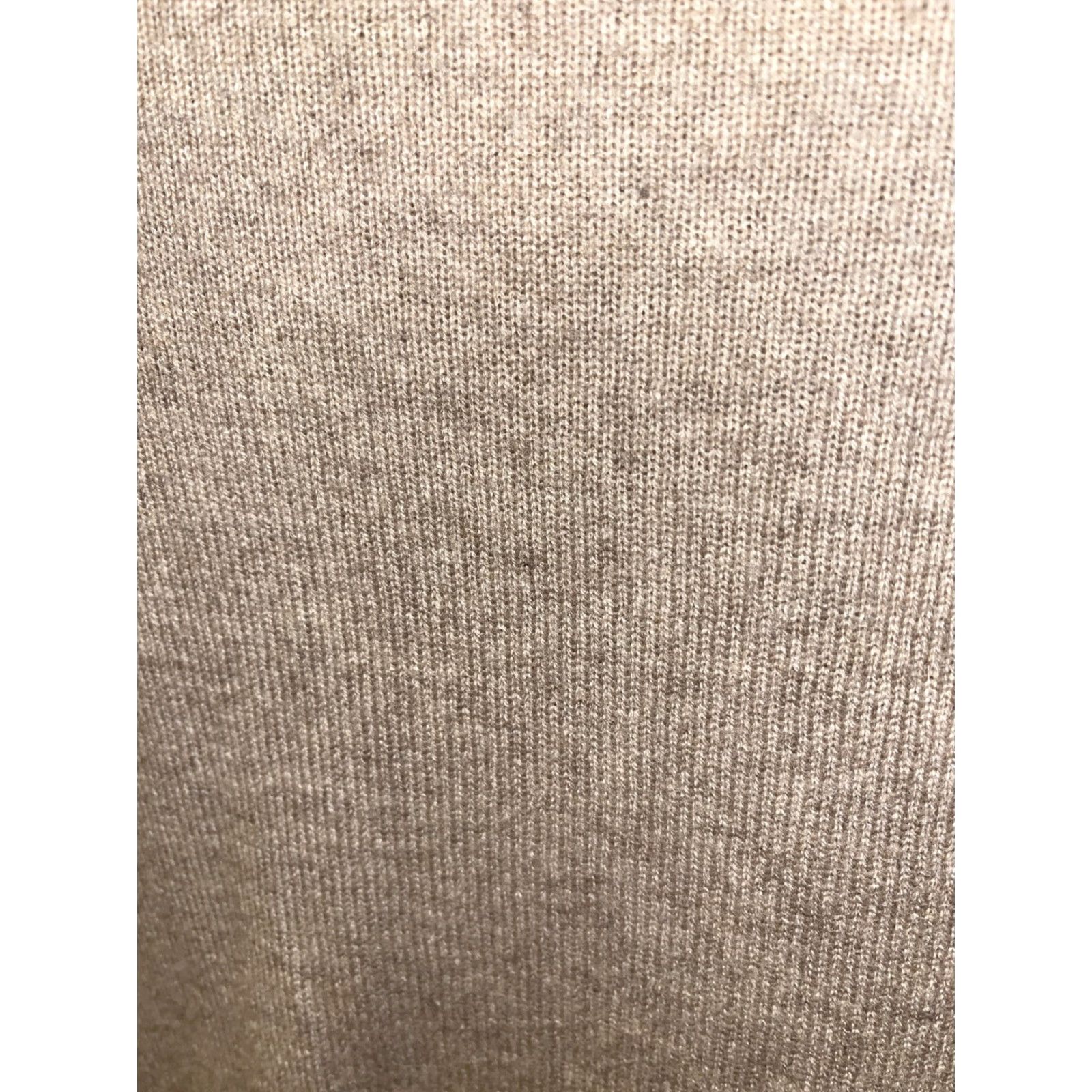 J.Crew VINTAGE J. Crew Cashmere Sweater Medium Tan Womens V-Neck Long Sleeve Rib Knit Classic Size M / US 6-8 / IT 42-44 - 5 Thumbnail