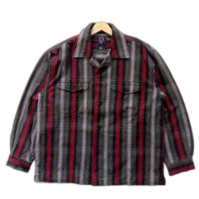 Flannel Joint Japan heavy weight plaid stripes flannel outter shirt Size US L / EU 52-54 / 3 - 1 Thumbnail