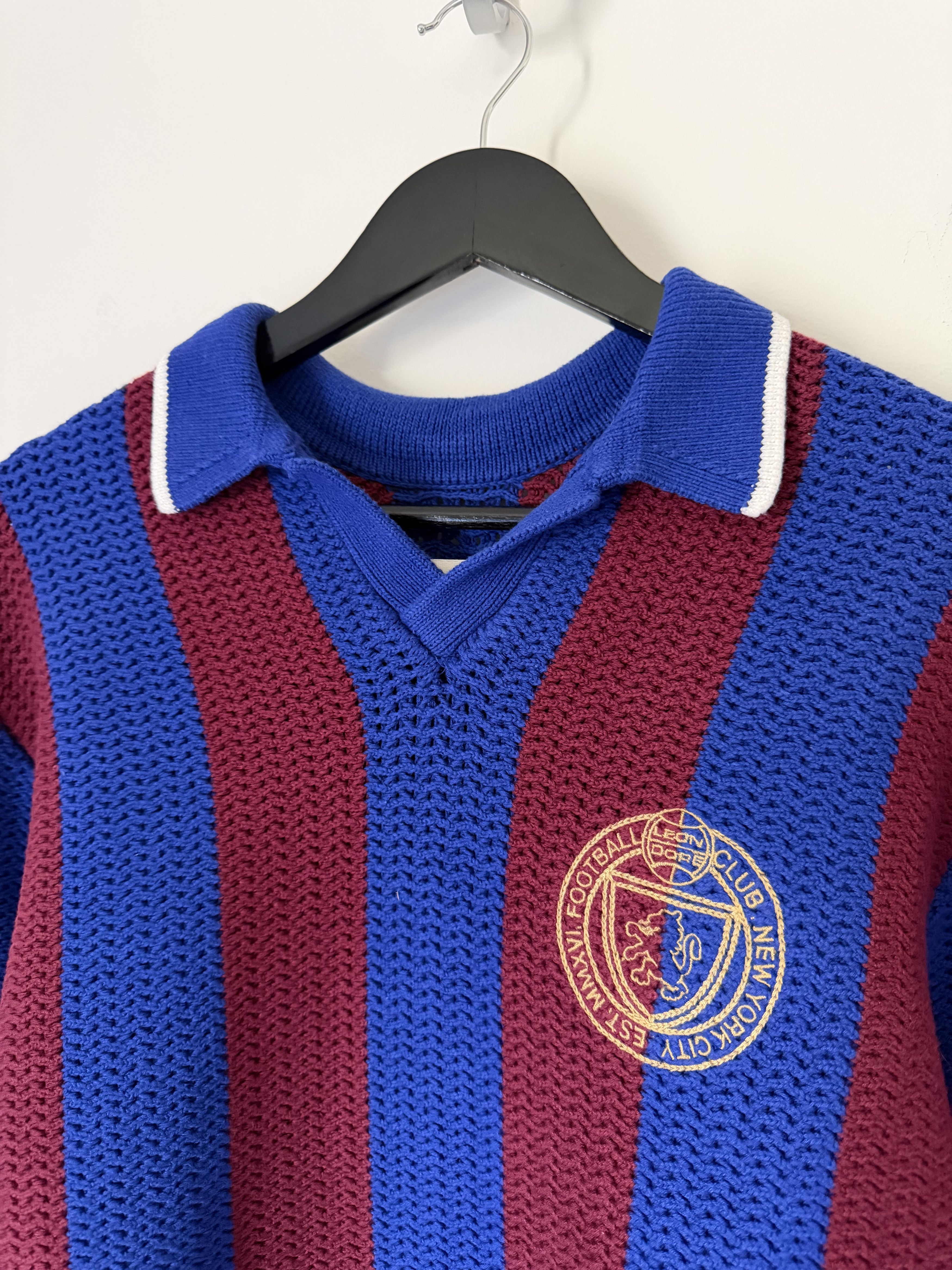 Aime Leon Dore Aime Leon Dore Knit Soccer Jersey in Merlot Red Size US M / EU 48-50 / 2 - 2 Thumbnail