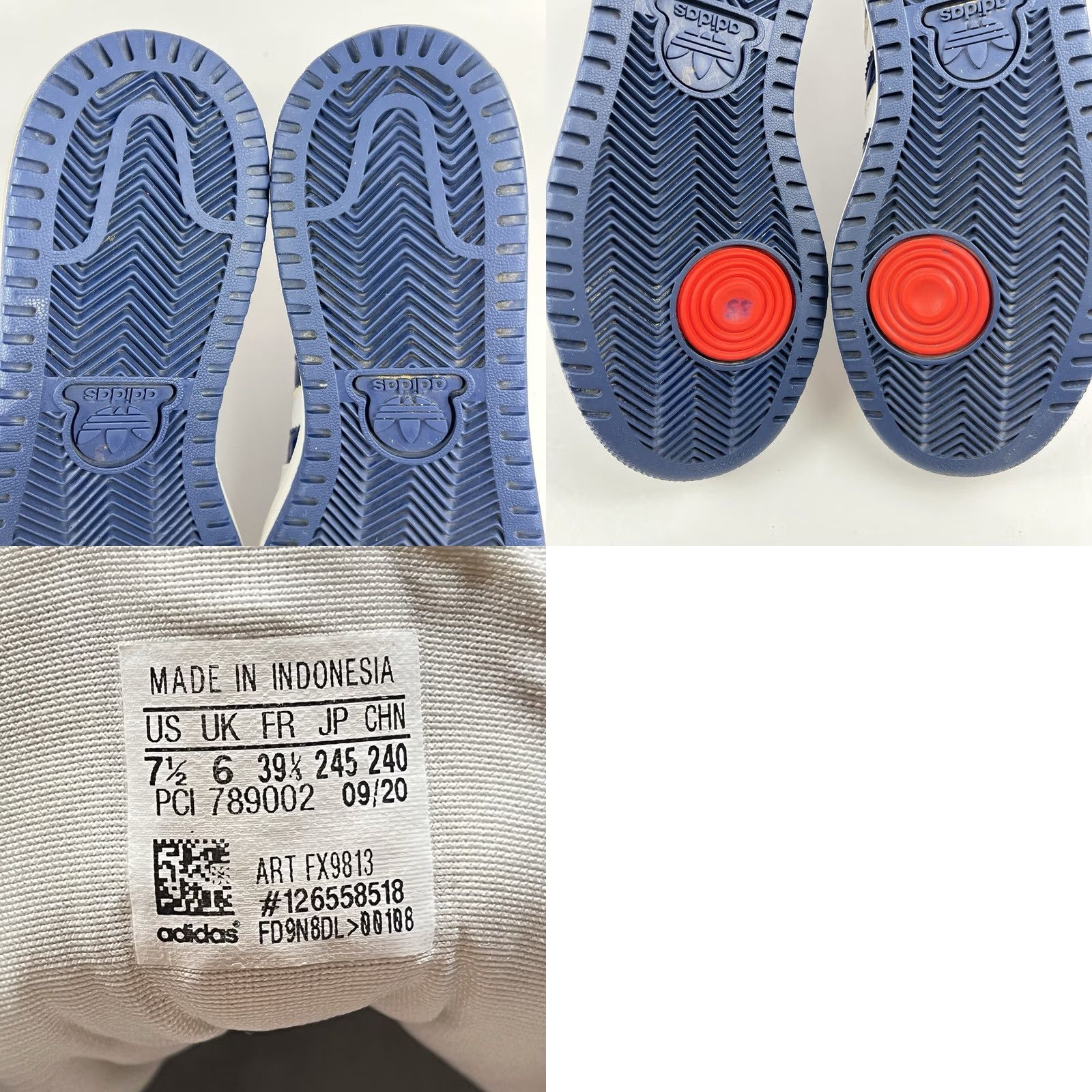 Adidas Adidas Top Ten RB Hi Women Basketball Shoes White Blue FX9813 Women’s Size 7.5 US 7.5 Sneakers Mid Top Patent Leather Leather Lining 80s 90s Vintage? Size M / US 6-8 / IT 42-44 - 8 Thumbnail