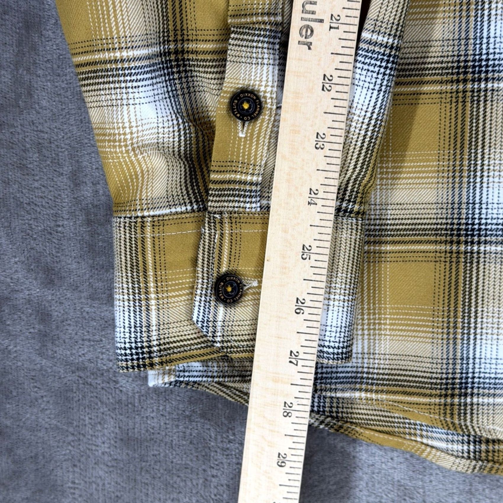 Vintage Dixxon Flannel Company The Sutter Plaid Shirt Men 3X Mustard Yellow D-Tech Blend Shirt Size US XXL / EU 58 / 5 - 7 Thumbnail