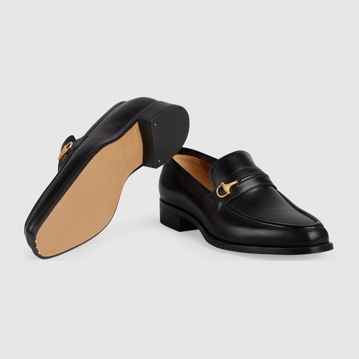 Gucci o1s1wg110125 Horsebit Loafers in Black Size US 12.5 / EU 45-46 - 6 Thumbnail