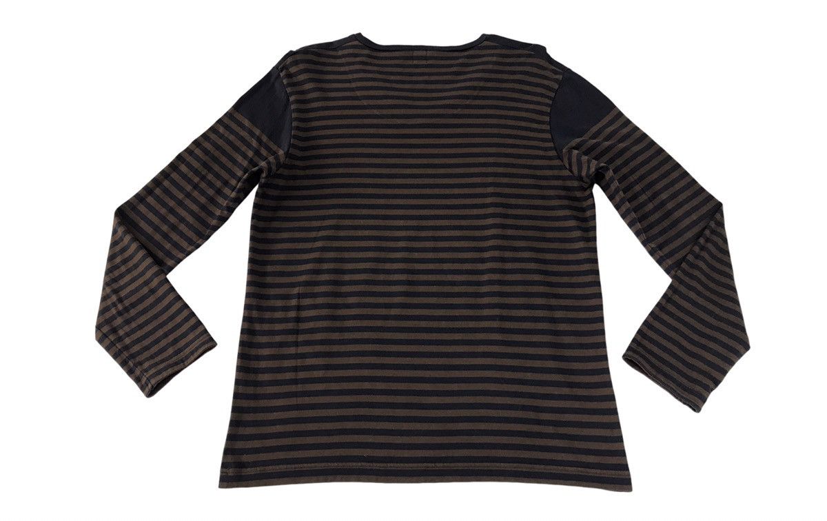 Japanese Brand × Takeo Kikuchi Vintage Takeo Kikuchi Design Striped Long Sleeve Shirt Size US M / EU 48-50 / 2 - 2 Thumbnail