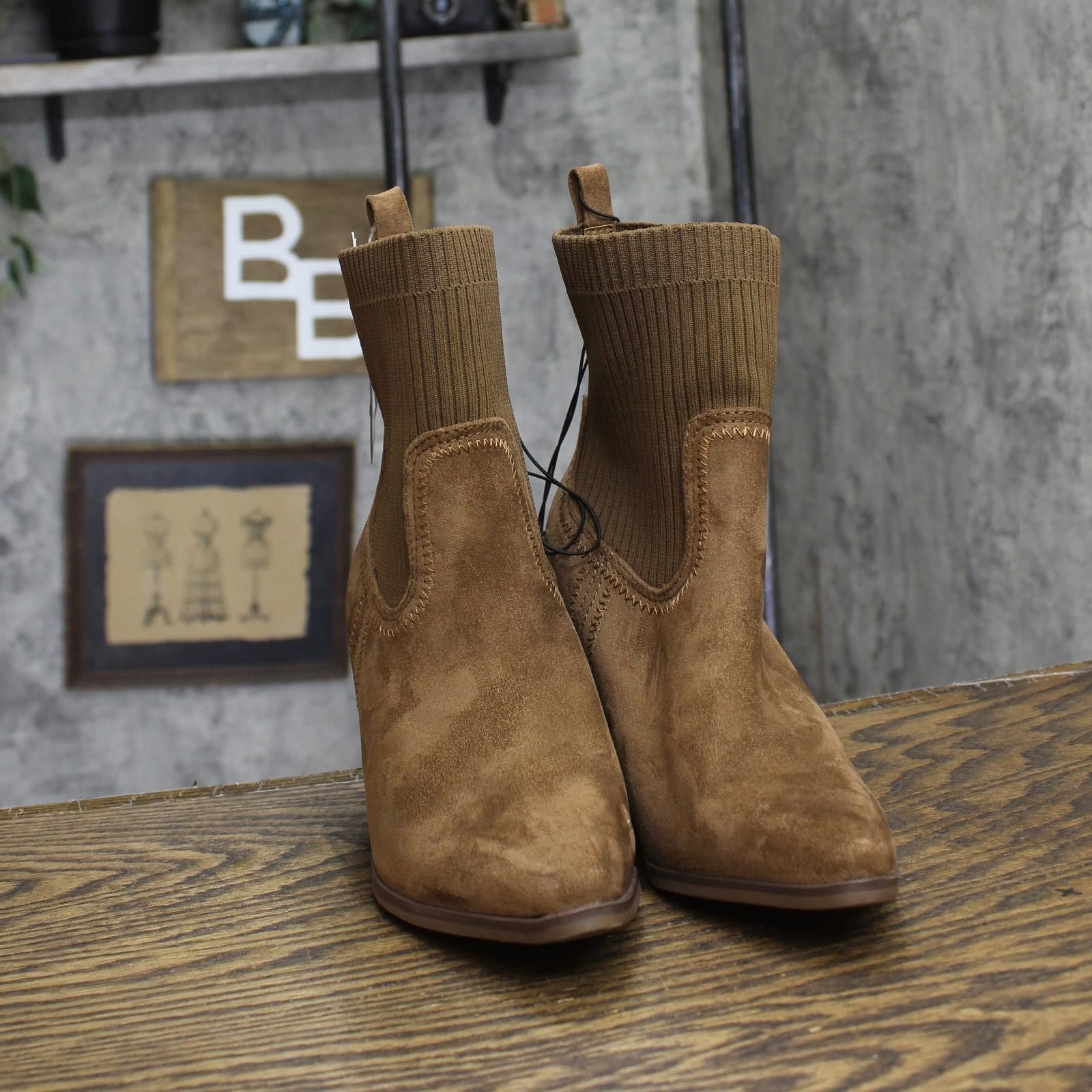 Other Universal Thread Womens Ankle Boots 88225769 Cognac Brown 6m Size US 6 / IT 36 - 3 Thumbnail