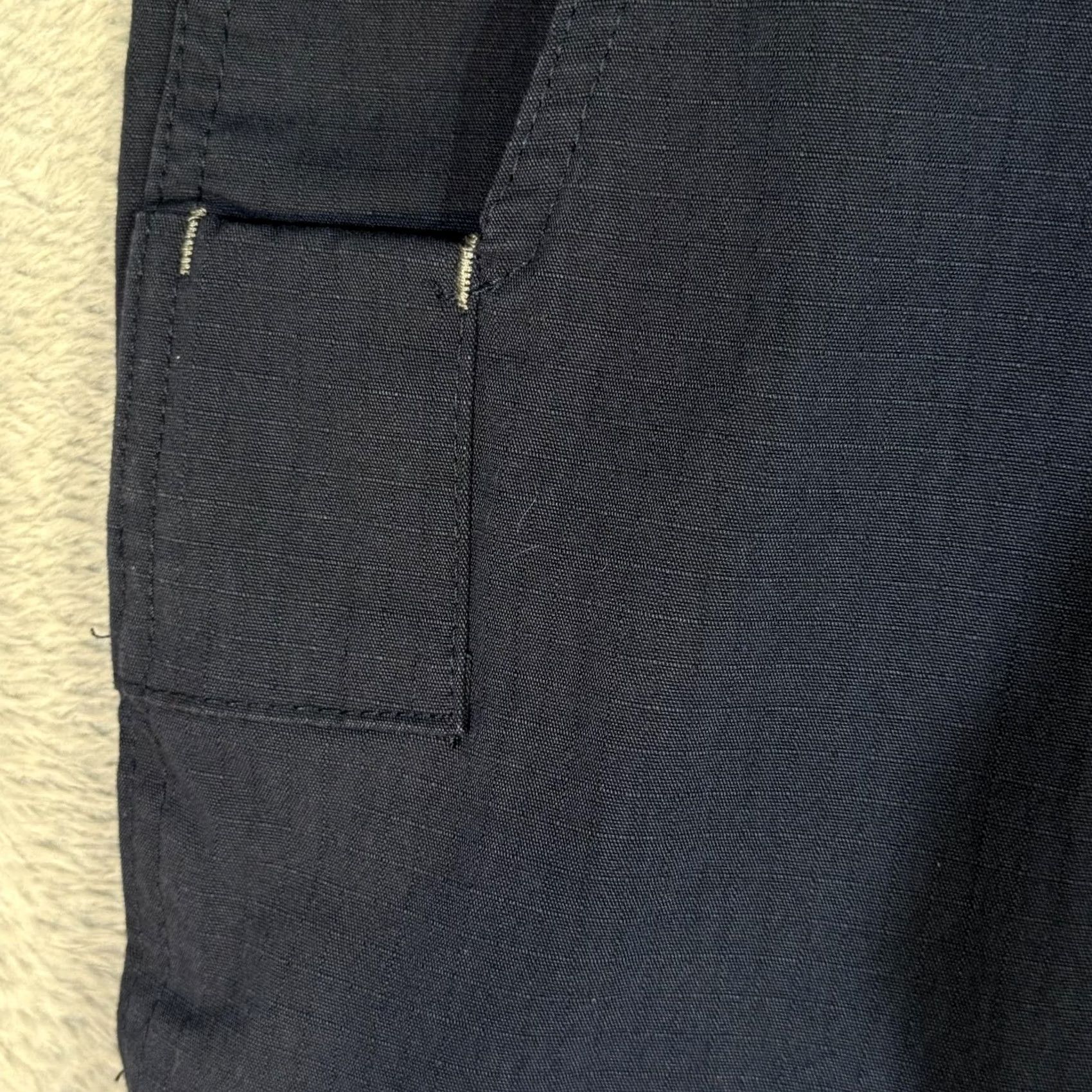 Carhartt Carhartt Pants Mens 30x29 Navy Ripstop Relaxed Fit Workwear Outdoor Utility Pants Size US 30 / EU 46 - 3 Thumbnail