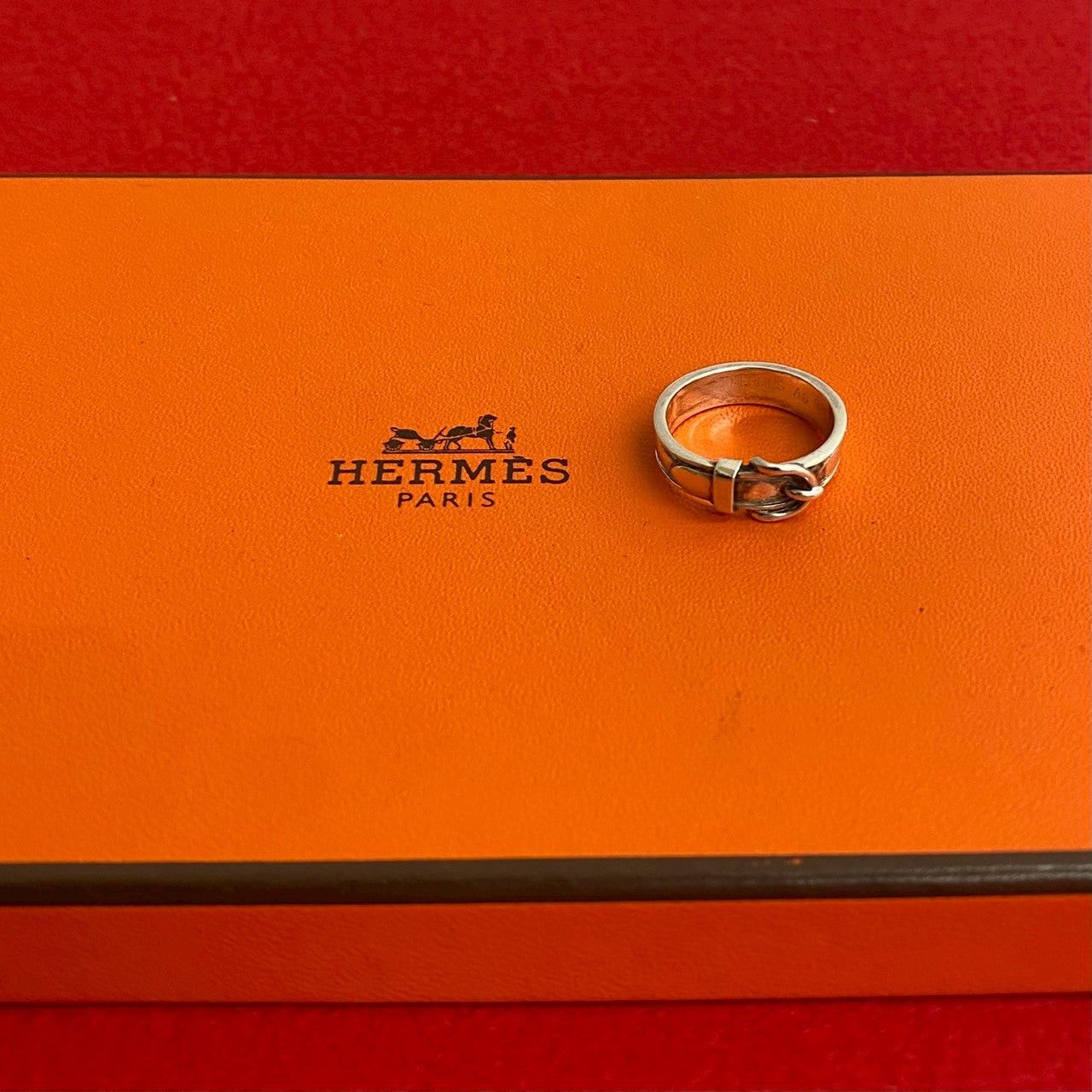 Hermes Hermes Ring Silver Silver Size ONE SIZE - 1 Thumbnail