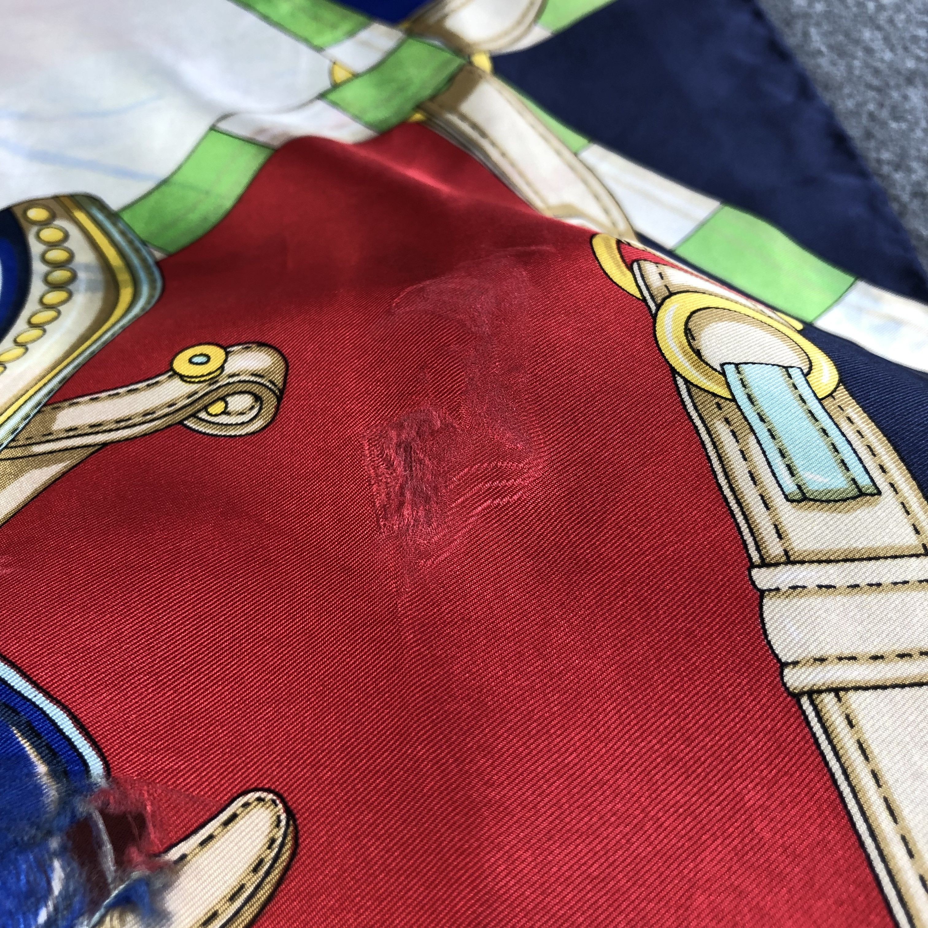 Japanese Brand Vintage Rodier Luxury Hand Rolled Silk Scarf M490 Size ONE SIZE - 6 Thumbnail