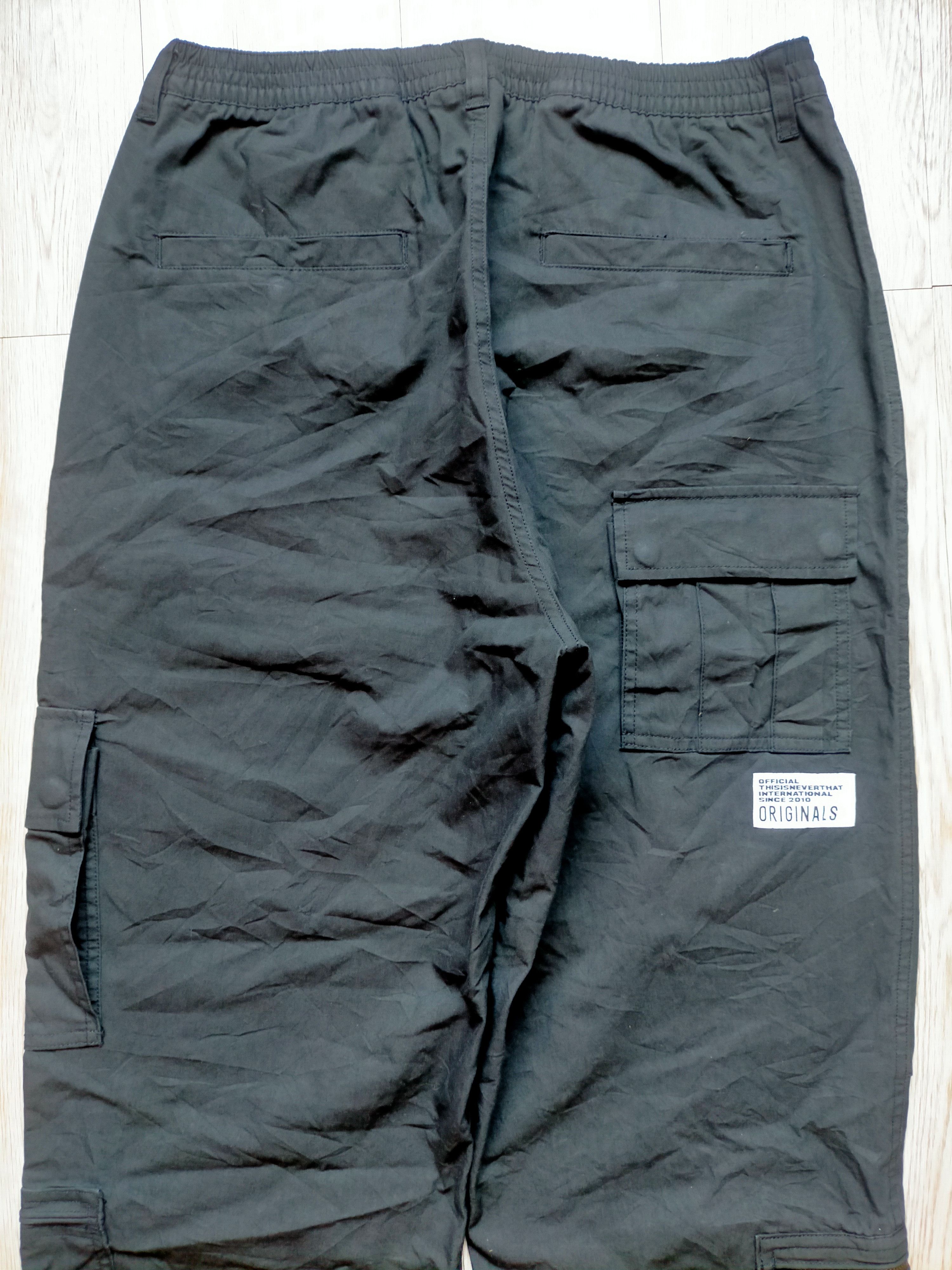 thisisneverthat Thisisneverthat Multipocket cargo Zipped black Pants Size US 32 / EU 48 - 18 Thumbnail