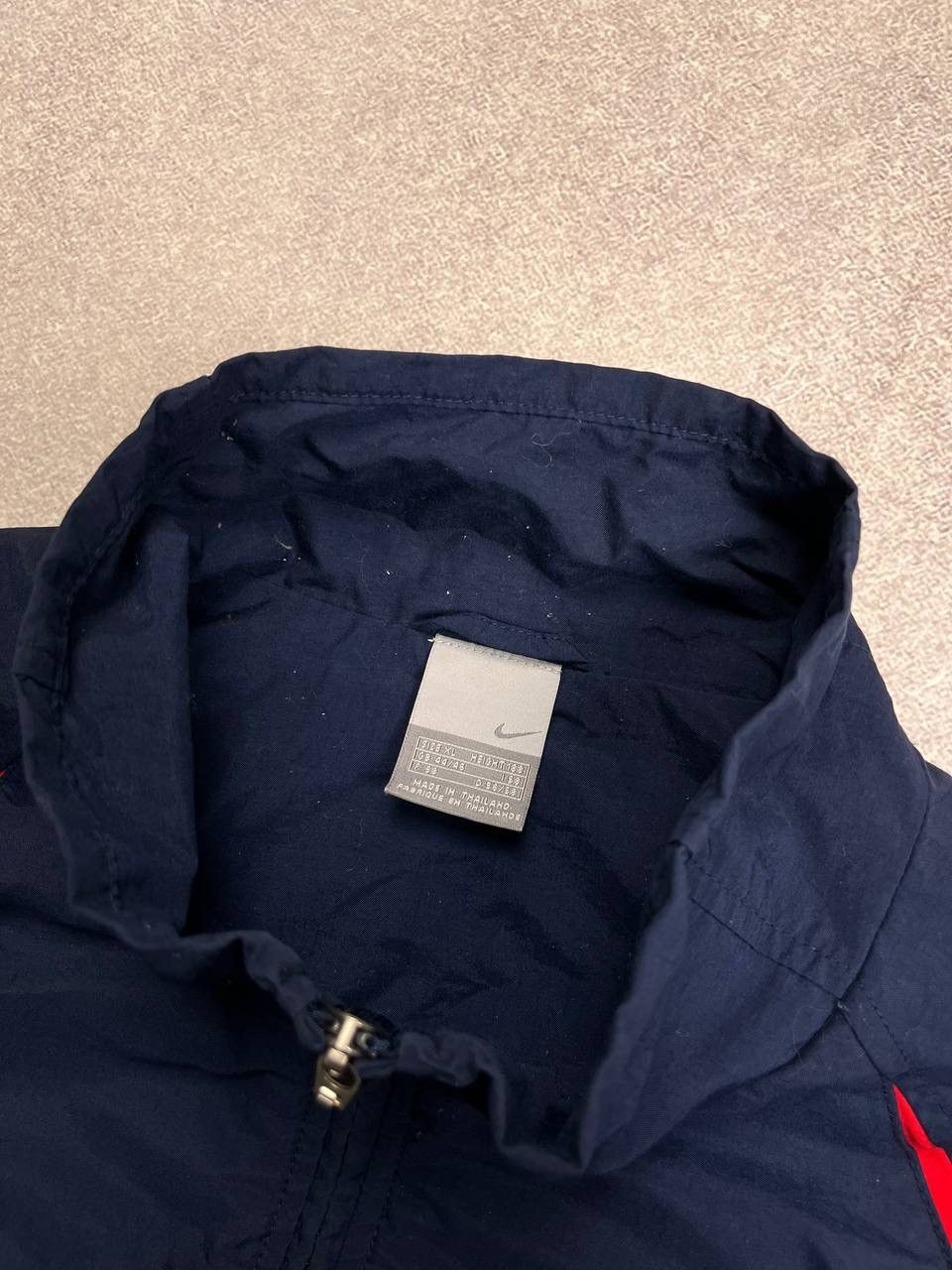 Nike × Vintage Vintage Nike Swoosh Boxy Nylon Olympic Y2K Jacket XL Size US XL / EU 56 / 4 - 4 Thumbnail
