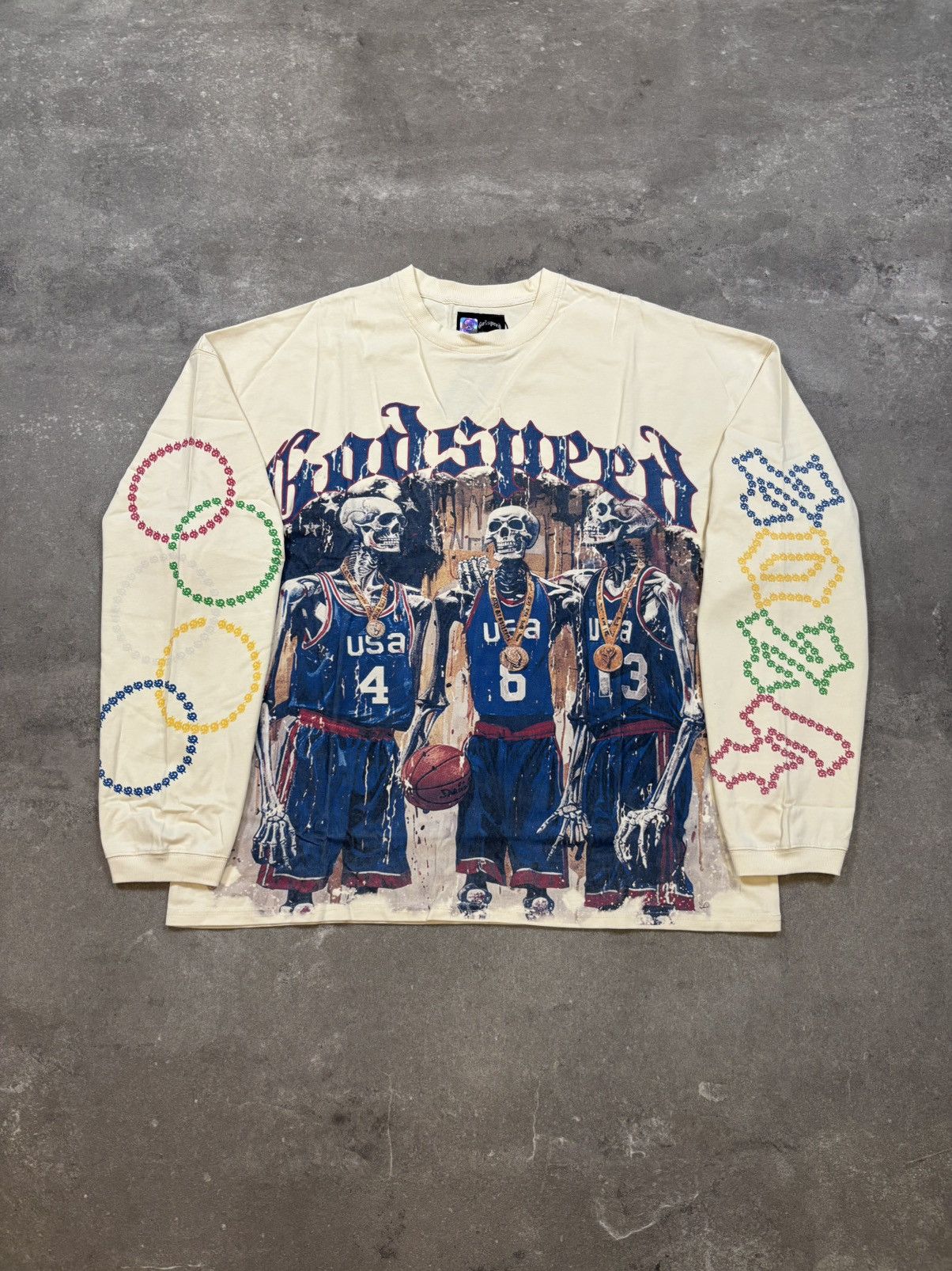 Godspeed Godspeed Dream Team 24 Longsleeve, Bone Size US L / EU 52-54 / 3 - 4 Thumbnail