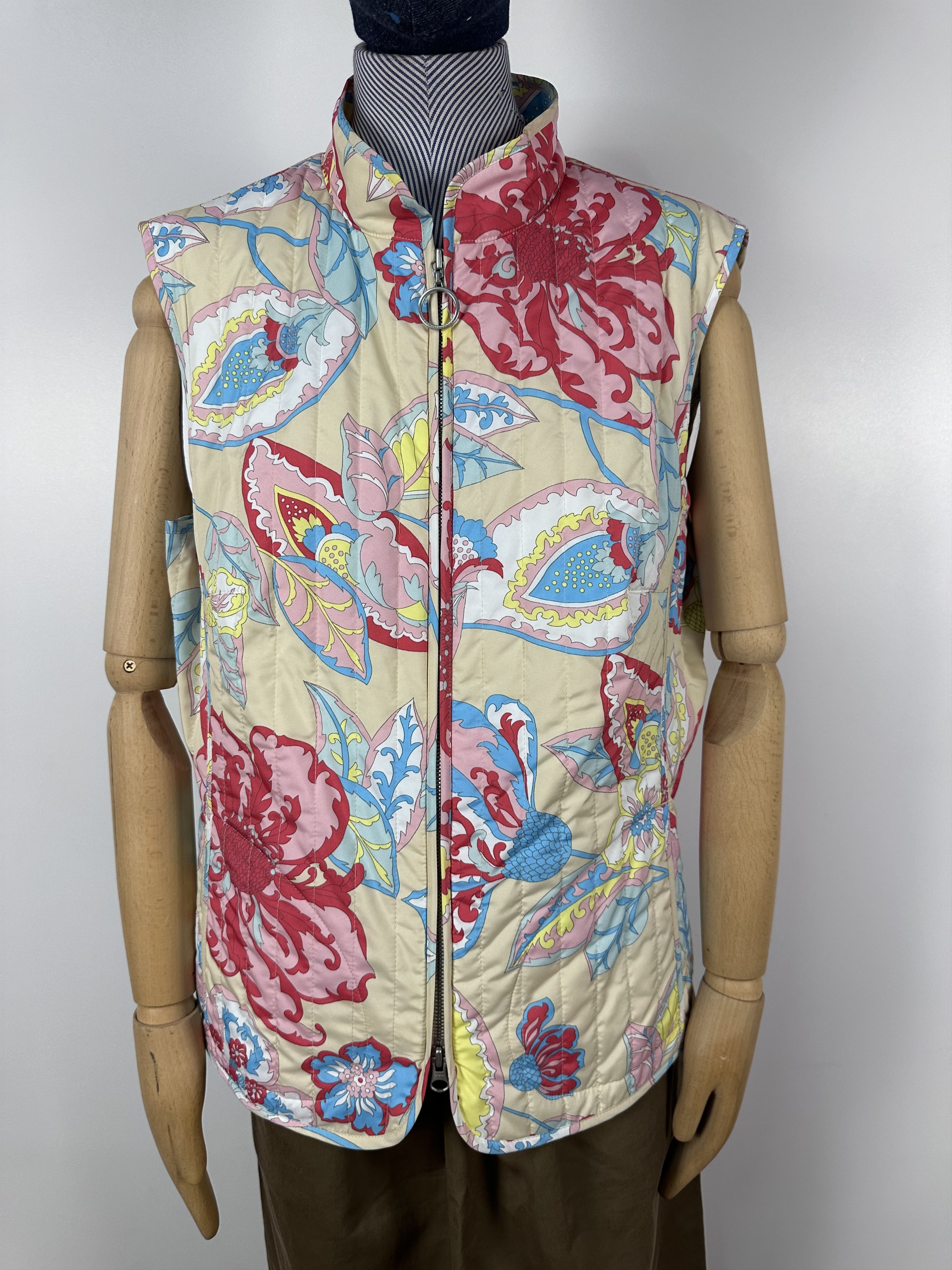 Escada × Escada Sport Escada Sport Element Quilted Floral Vest Womens Size S Size S / US 4 / IT 40 - 2 Thumbnail