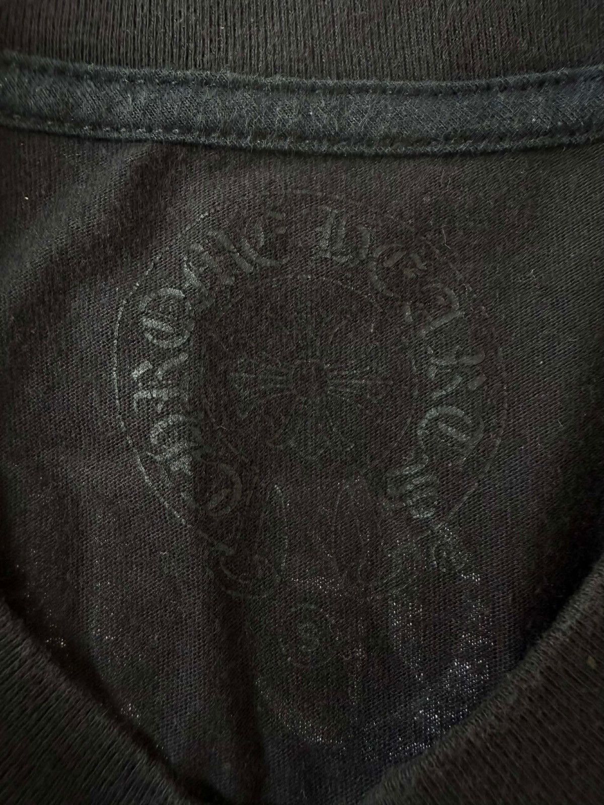 Chrome Hearts Chrome Hearts Black U.S.A. Script Logo Pocket Tee Size US S / EU 44-46 / 1 - 5 Thumbnail