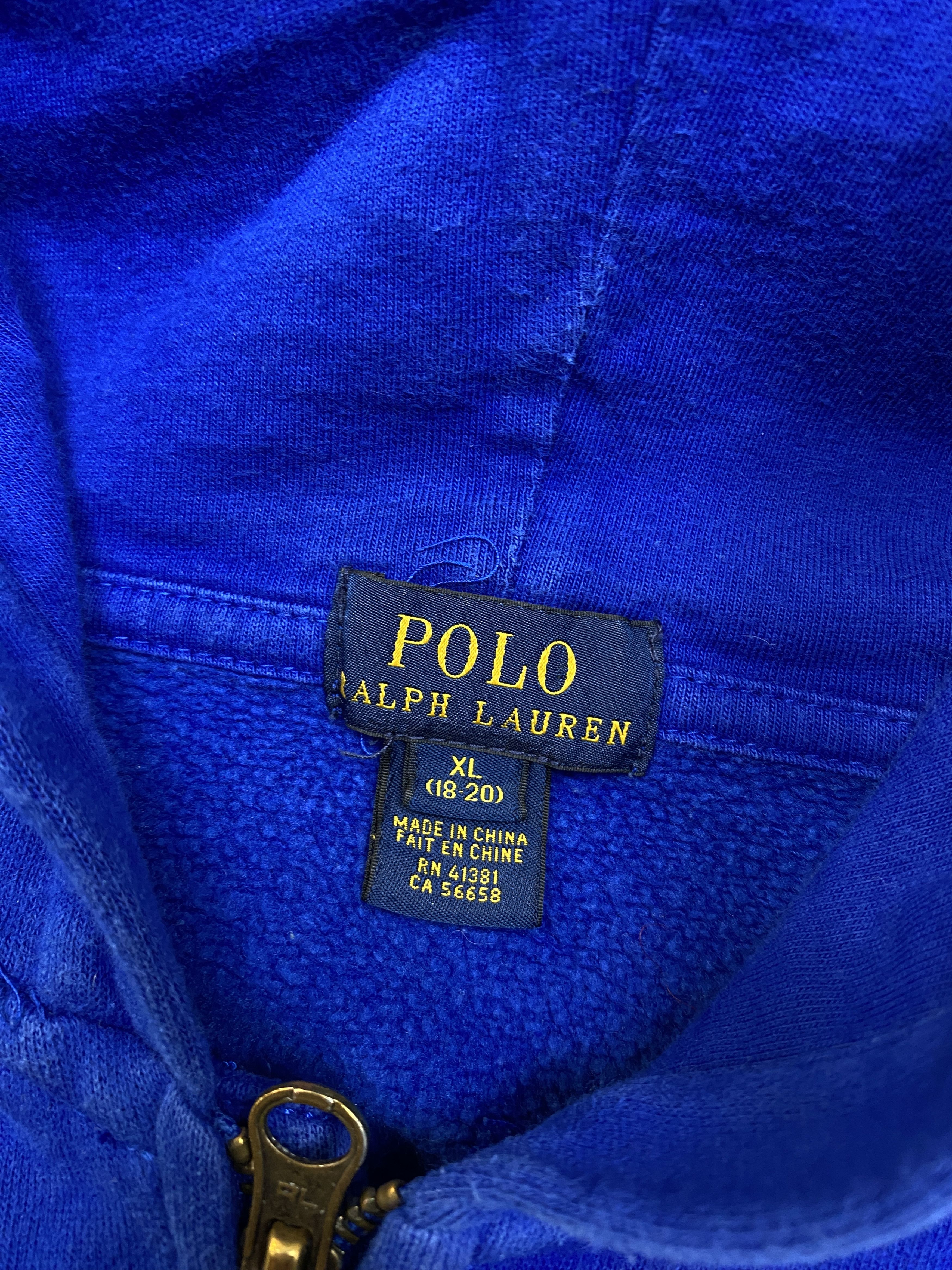 Polo Ralph Lauren × Ralph Lauren Polo Ralph Lauren Vintage Mens Zip Hoodie Size US S / EU 44-46 / 1 - 4 Thumbnail