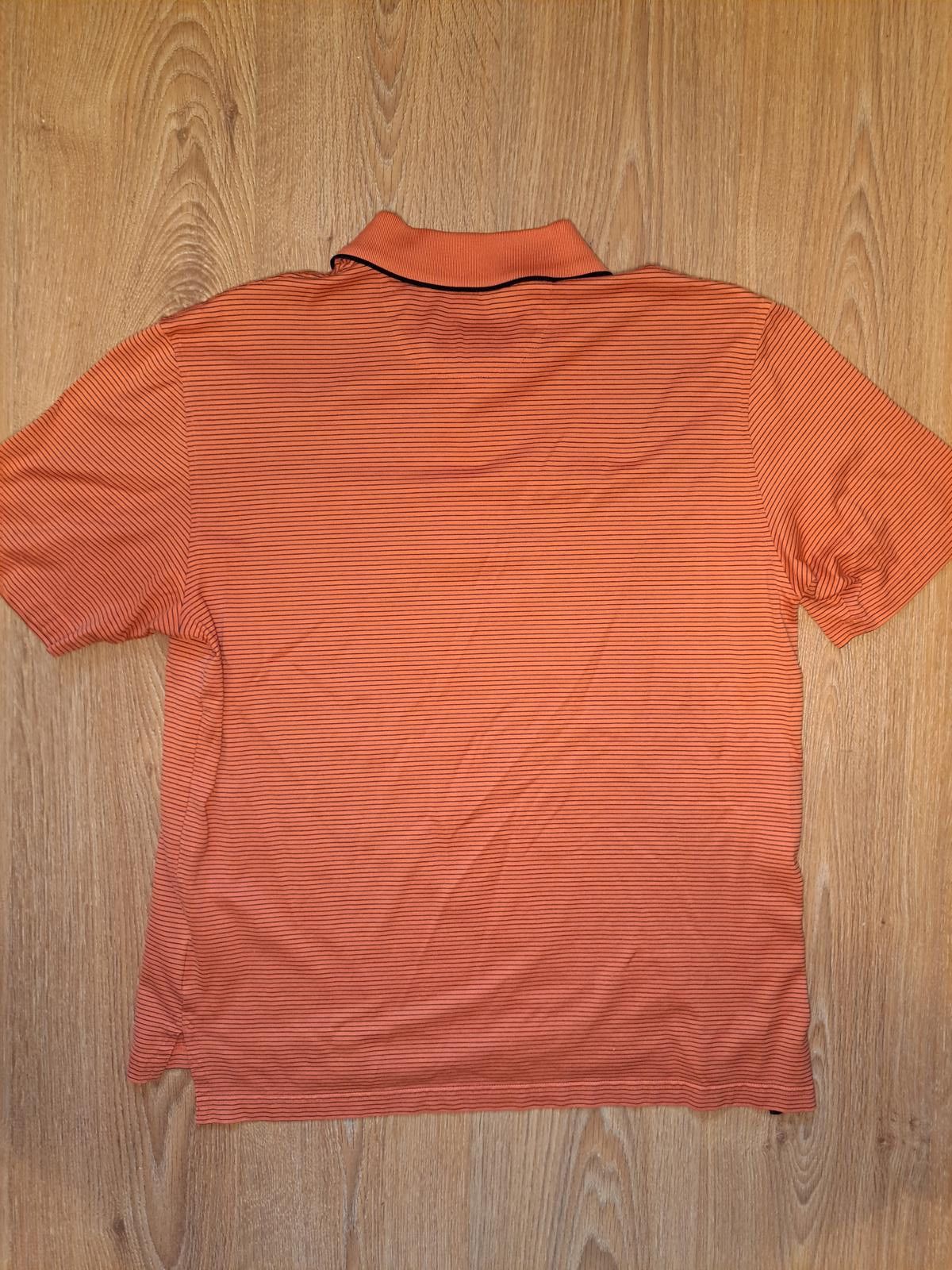 Brooks Brothers Brooks Brothers Polo Shirt Mens Medium Orange Striped Cotton Size US M / EU 48-50 / 2 - 5 Thumbnail