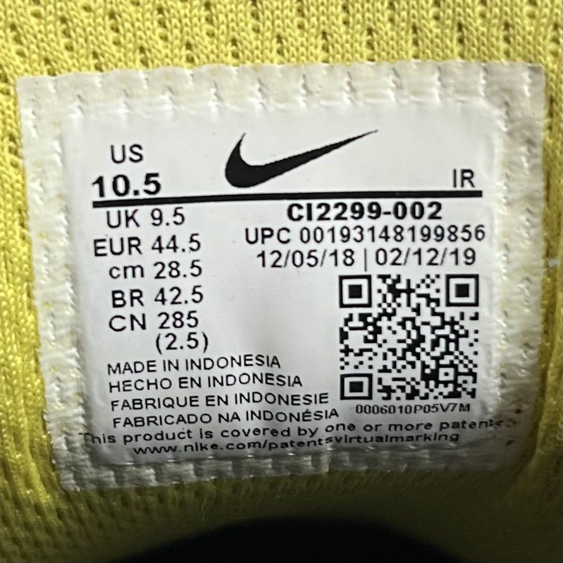 Nike Nike Air Max Plus 1 « Bumble Bee »🐝 Size US 10.5 / EU 43-44 - 6 Thumbnail