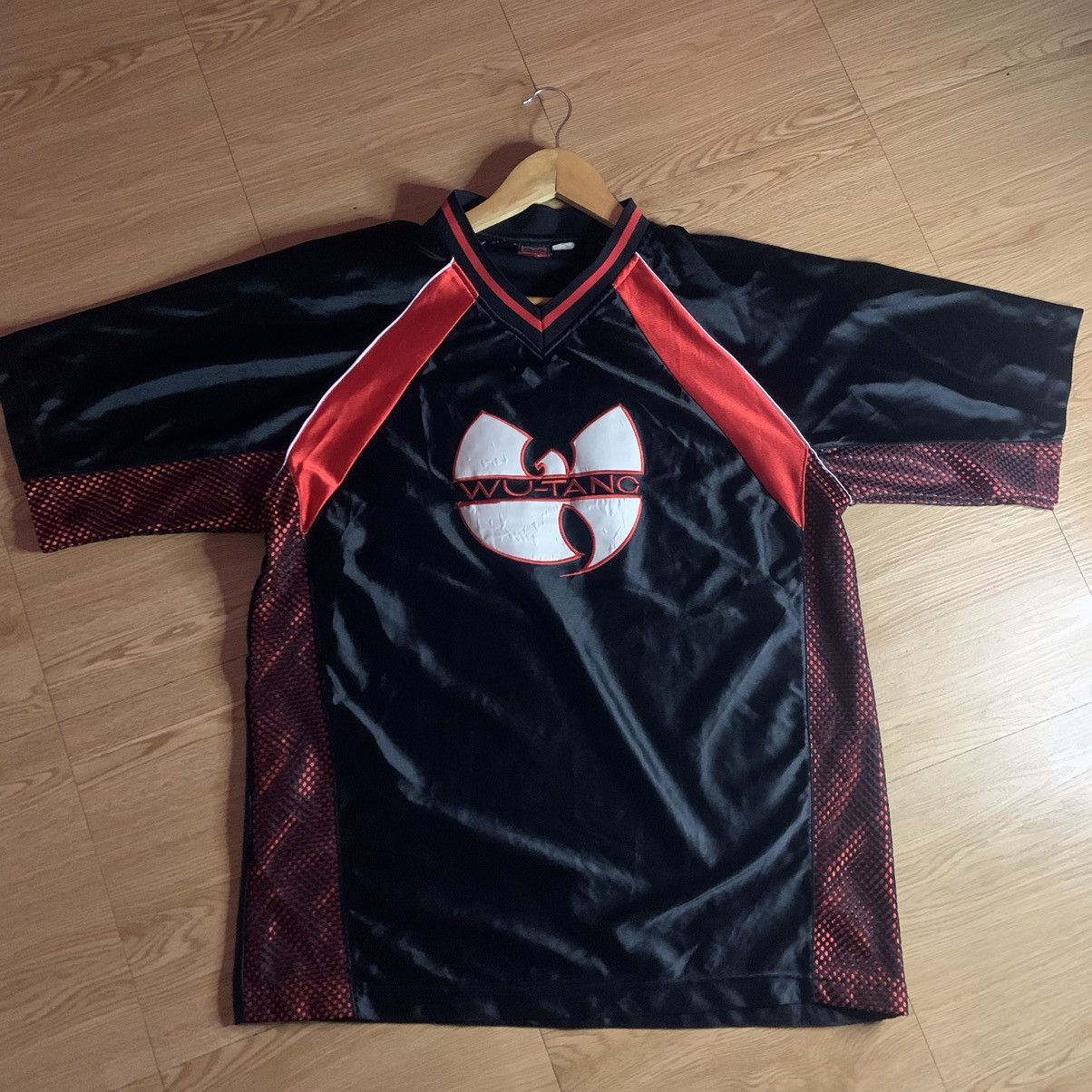 image of Vintage Wutang Clan Jersey (Sold) in Black, Men's (Size XL)